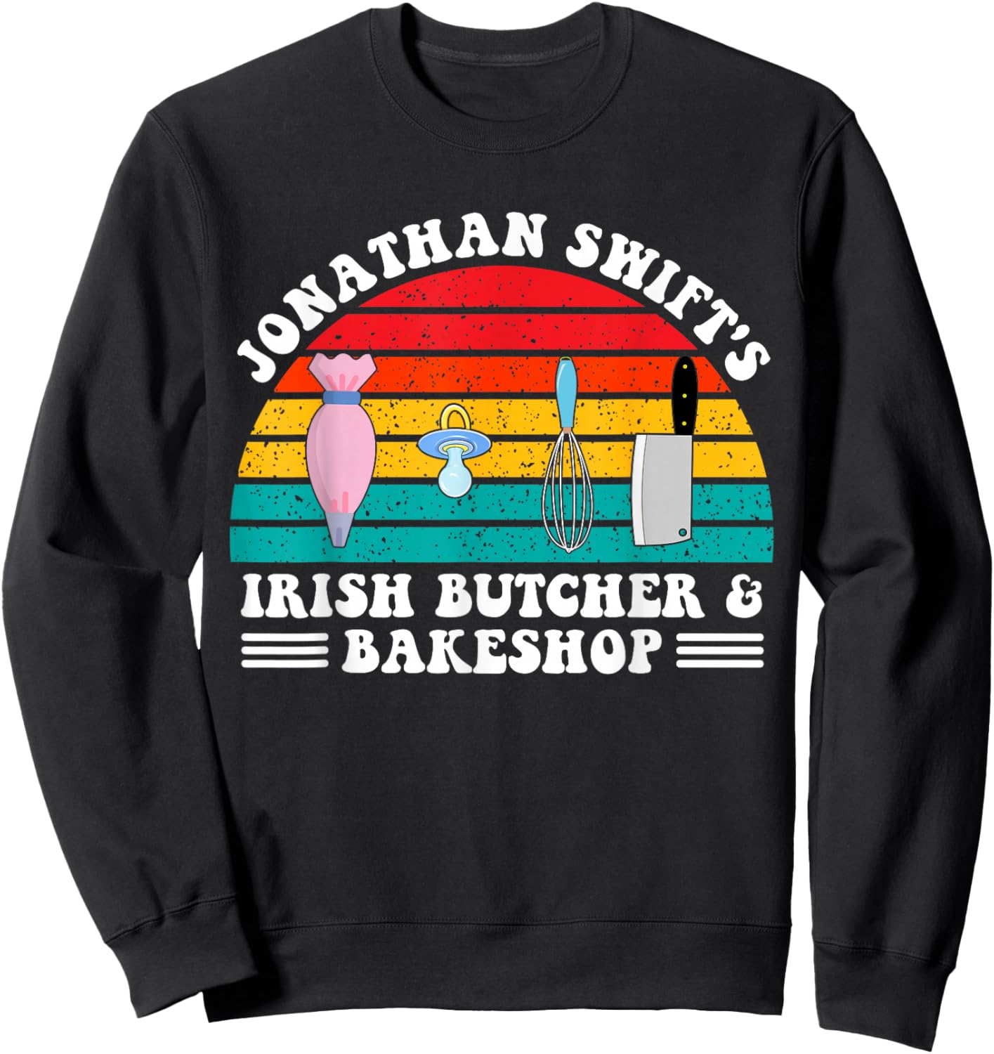 Jonathan Swift's Irish Butcher & Bakeshop Apparel Sweatshirt - Sweatshirt | Black
