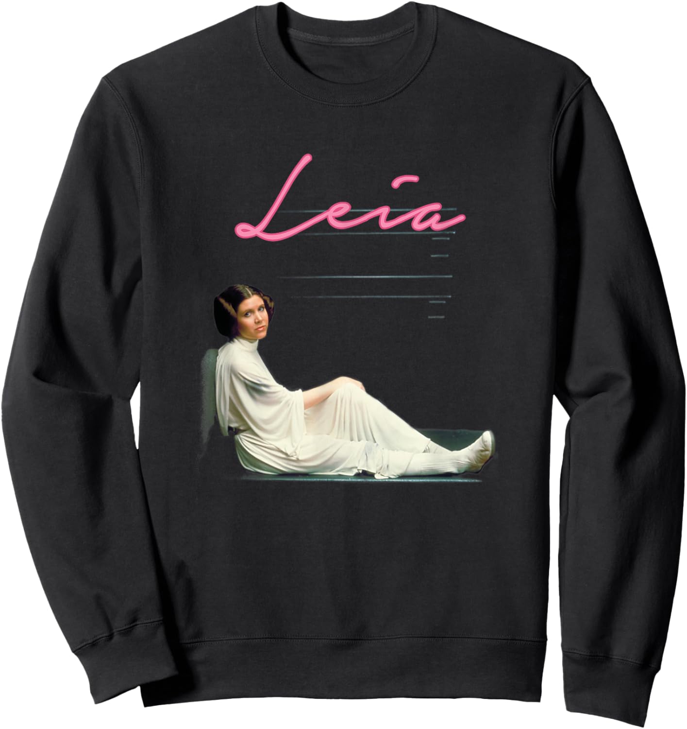 Star Wars Princess Leia Classic Pretty Shot Portrait Sweatshirt - Sweatshirt | Black