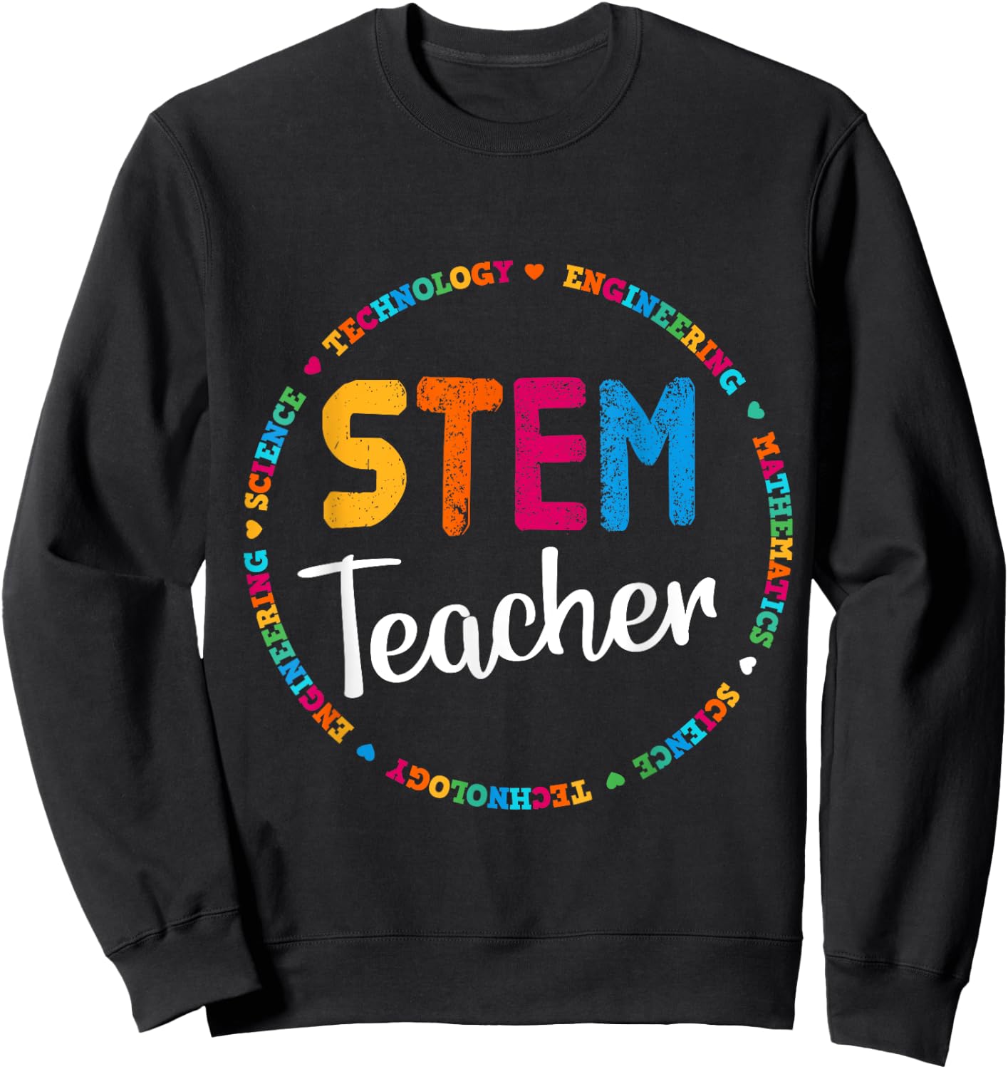 Think Outside The Box STEAM Back to School STEM Teacher Men Women Girls Kids Sweatshirt - Sweatshirt | Black