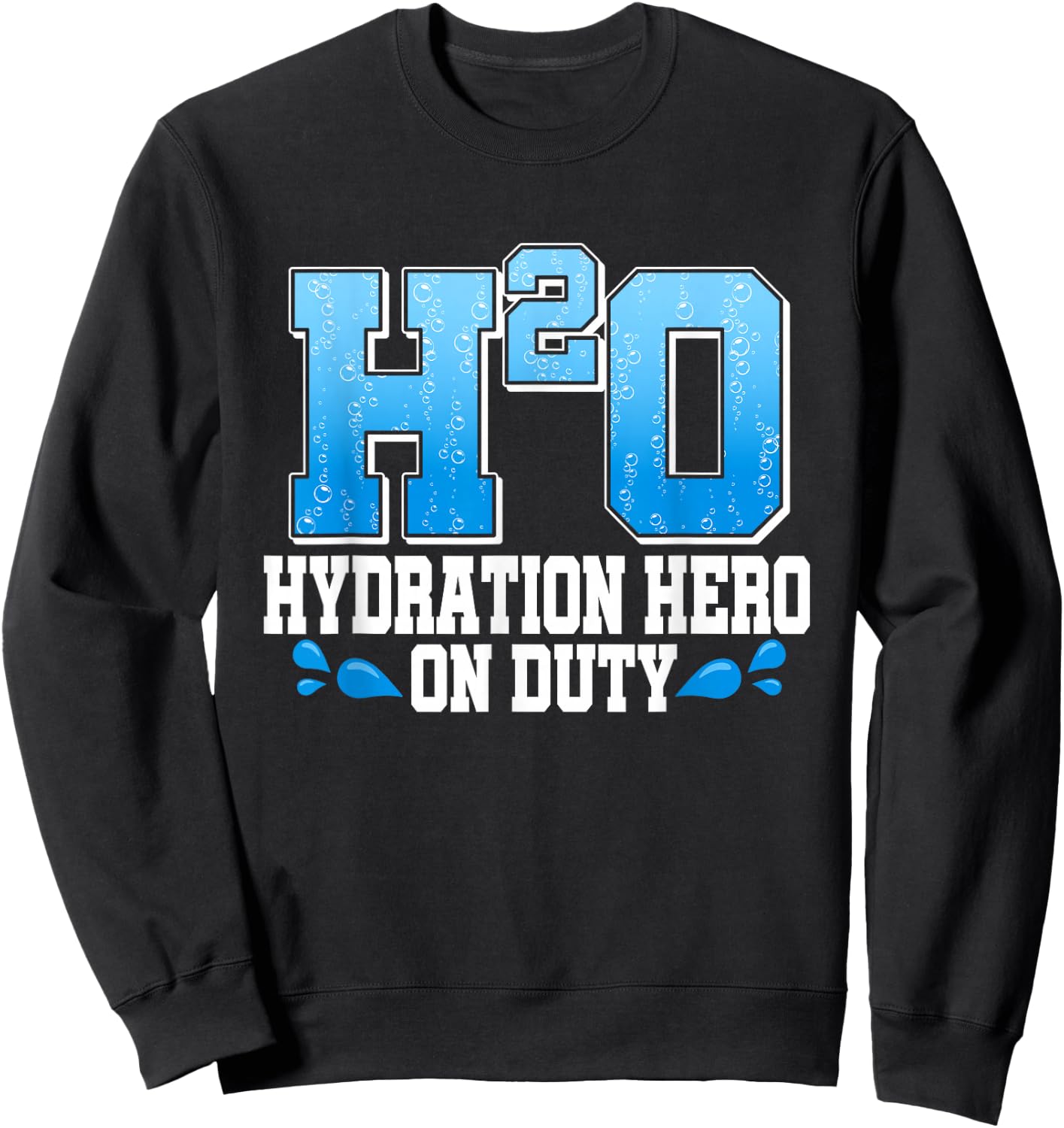 Hydration Specialist Team Manager Football Hydrated Waterboy Sweatshirt - Sweatshirt | Black