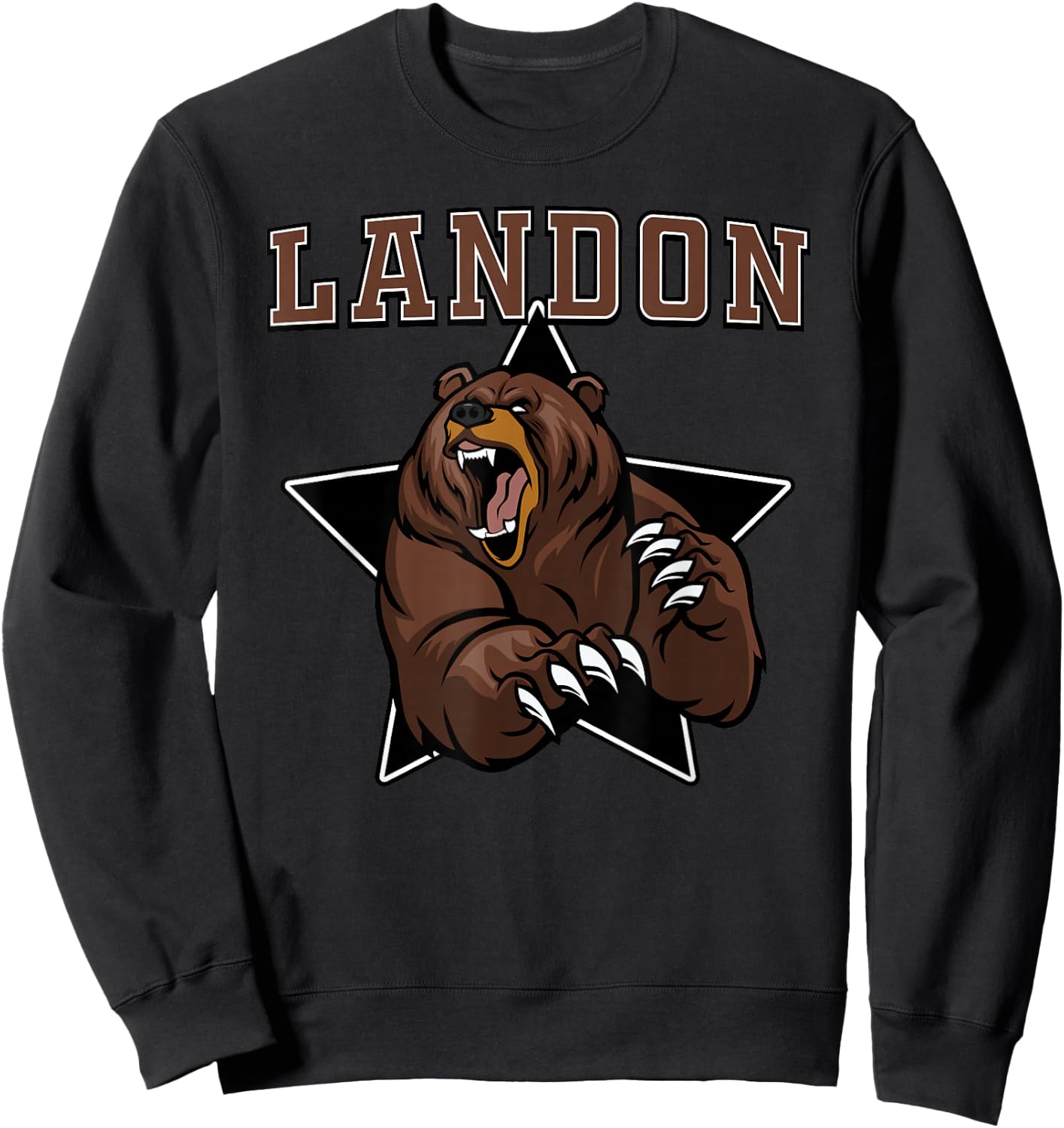 Landon Bears High School Team Spirit Sweatshirt - Sweatshirt | Black