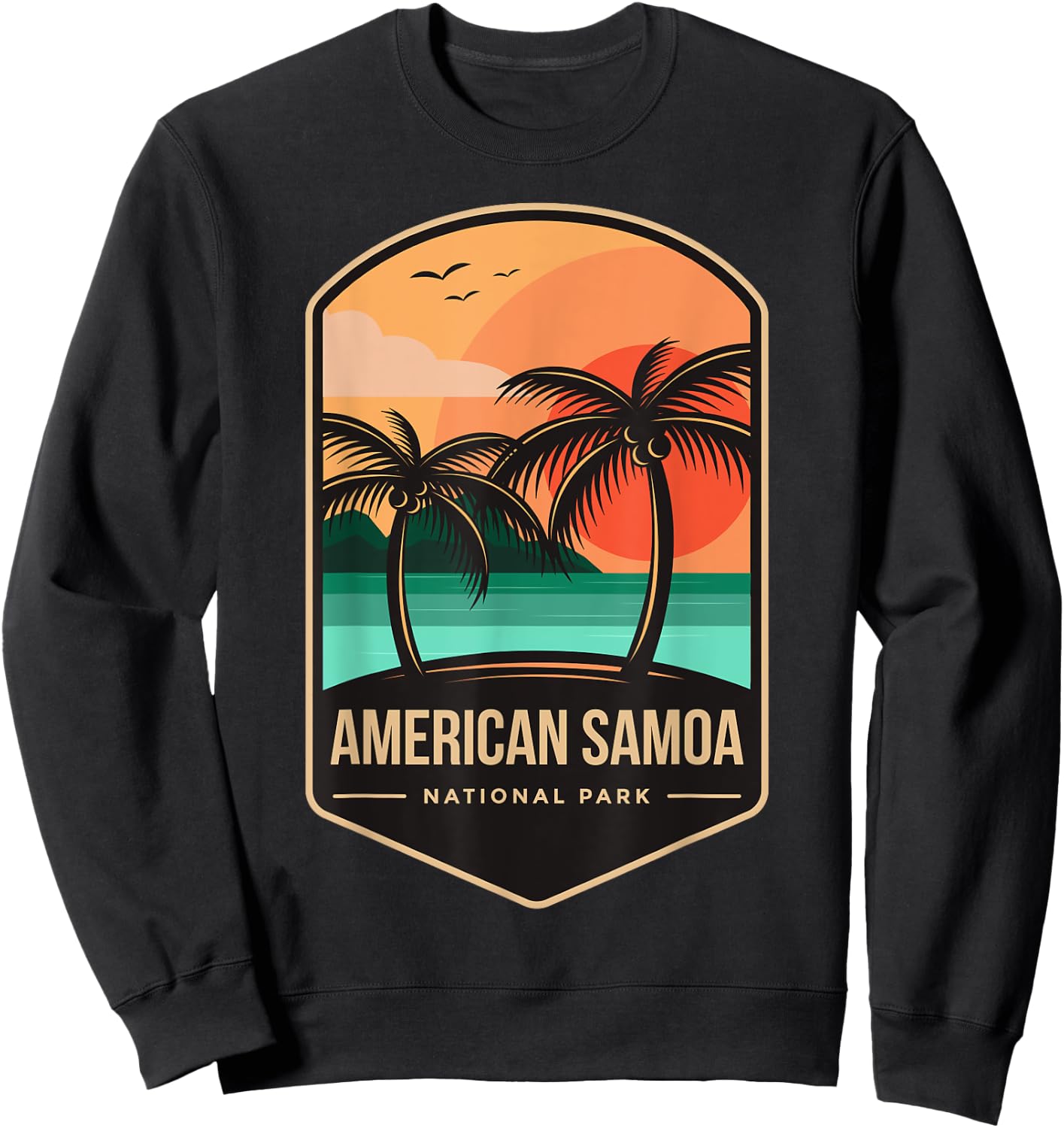 American Samoa National Park 1988 Sweatshirt - Sweatshirt | Black