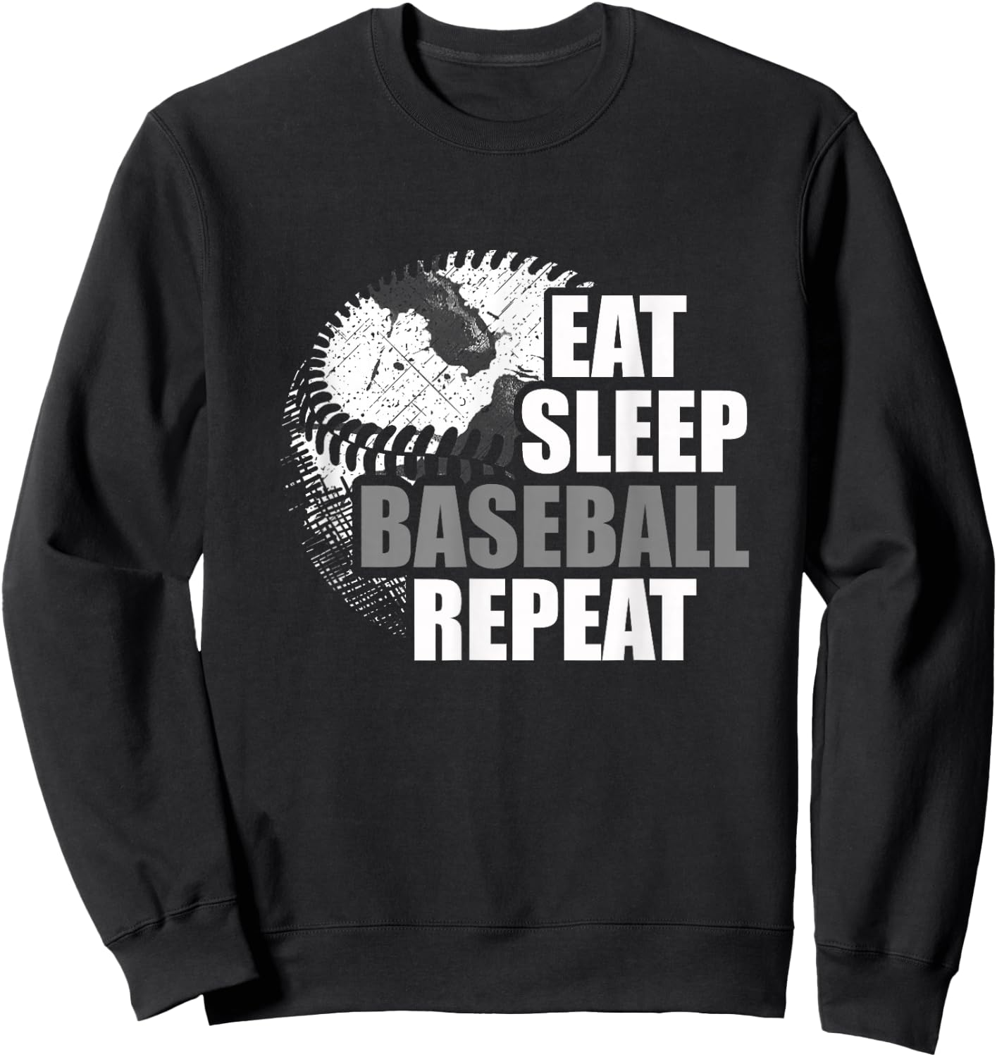 Baseball Sweatshirt - Sweatshirt | Black