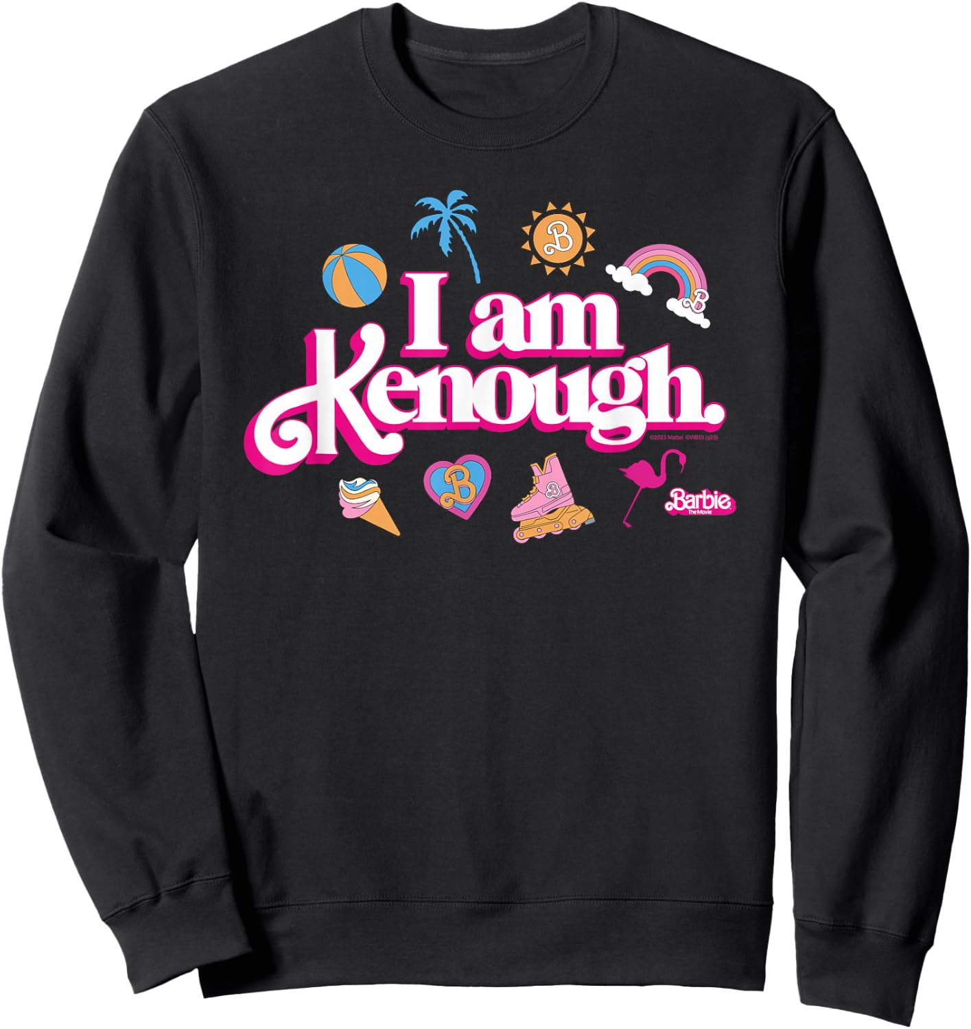Barbie The Movie - I Am Kenough Icons Sweatshirt - Sweatshirt | Black