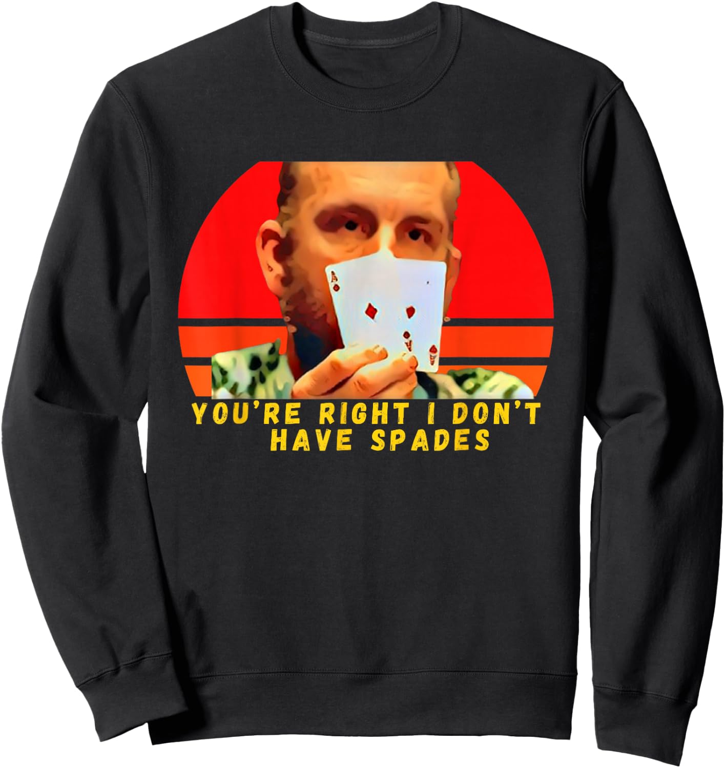 Rounders Movie, Classic Cinema, Pocket Aces, Poker Lovers Sweatshirt - Sweatshirt | Black