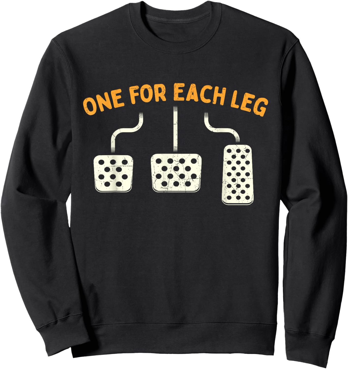 One For Each Leg - Mechanic Car Lover Race Car Sweatshirt - Sweatshirt | Black