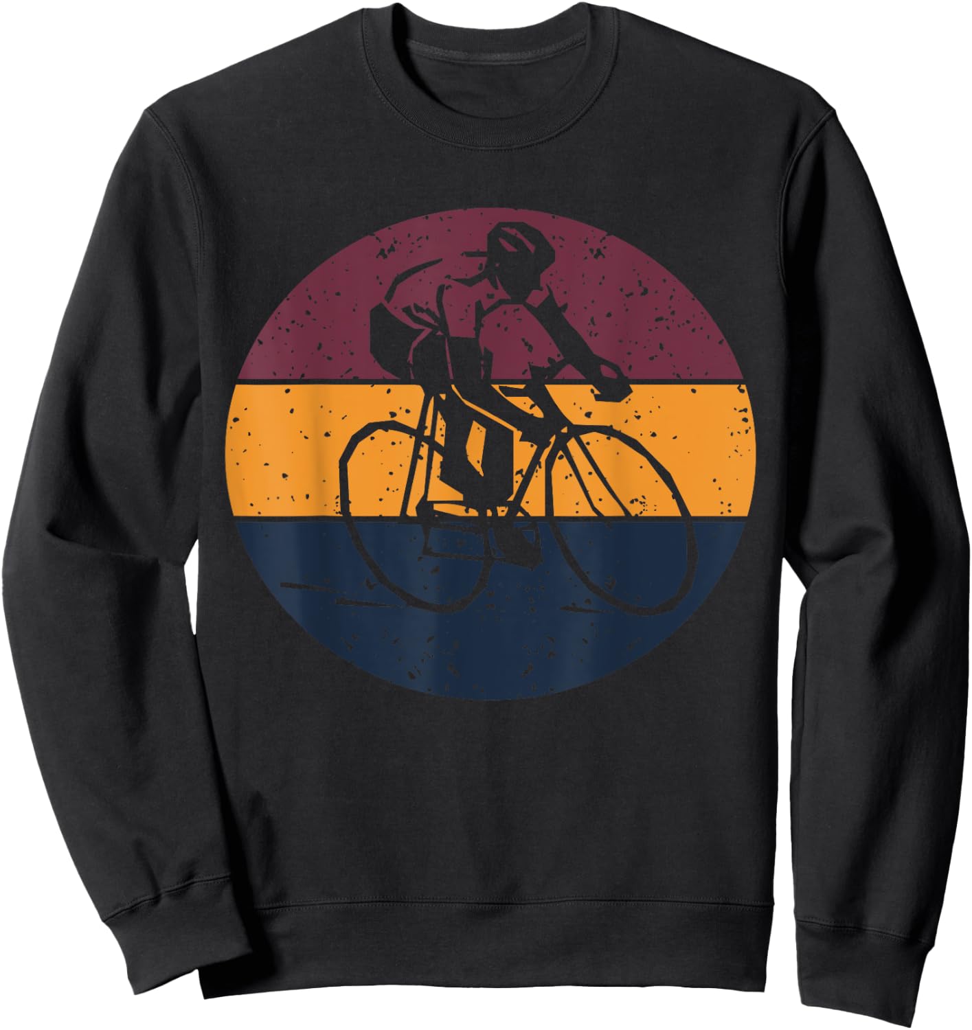 Vintage Cycling Funny Classic Bicycle Bicycling Lover Outfit Sweatshirt - Sweatshirt | Black