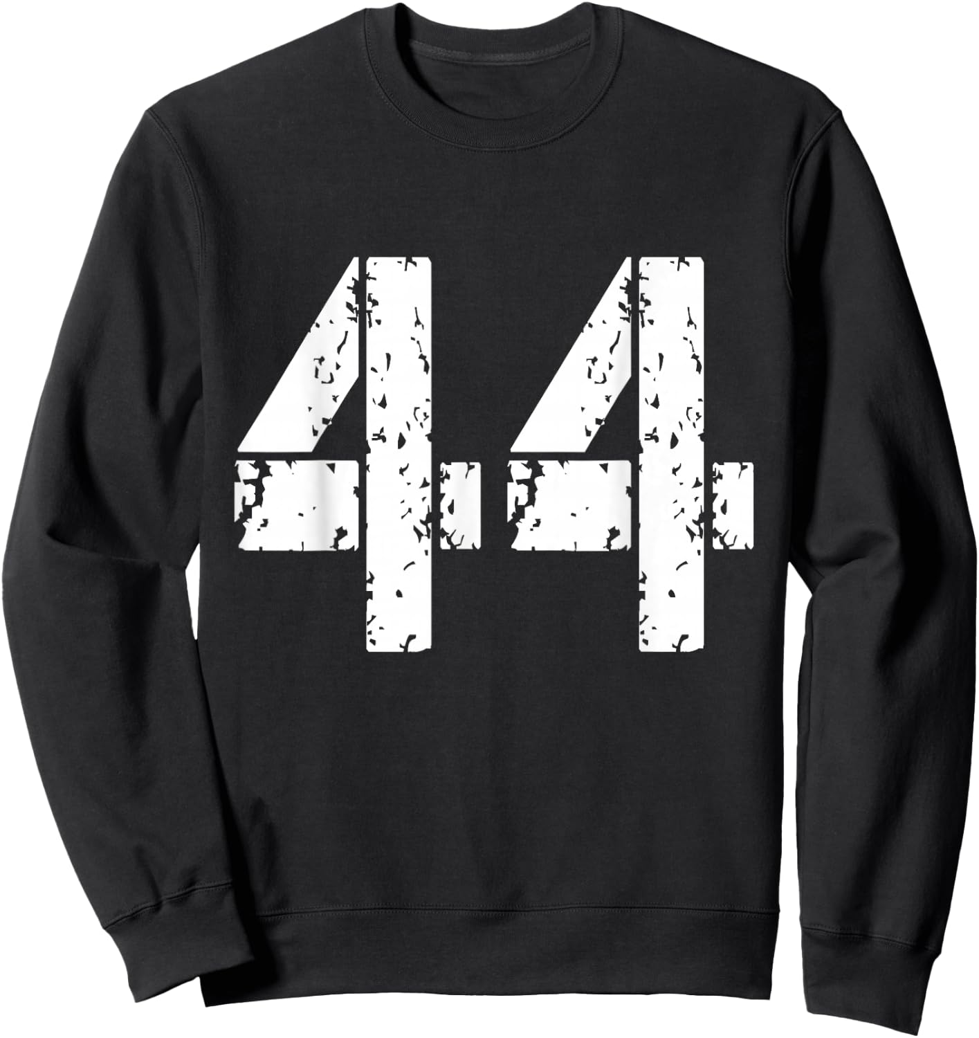 Number 44 Varsity Team - 44th Birthday & 44 Years Old Sweatshirt - Sweatshirt | Black