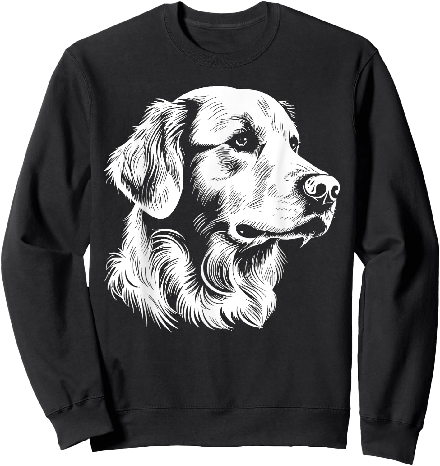 Golden Retriever Shirt Gifts Women Men Goldenretriver Mom Sweatshirt - Sweatshirt | Black