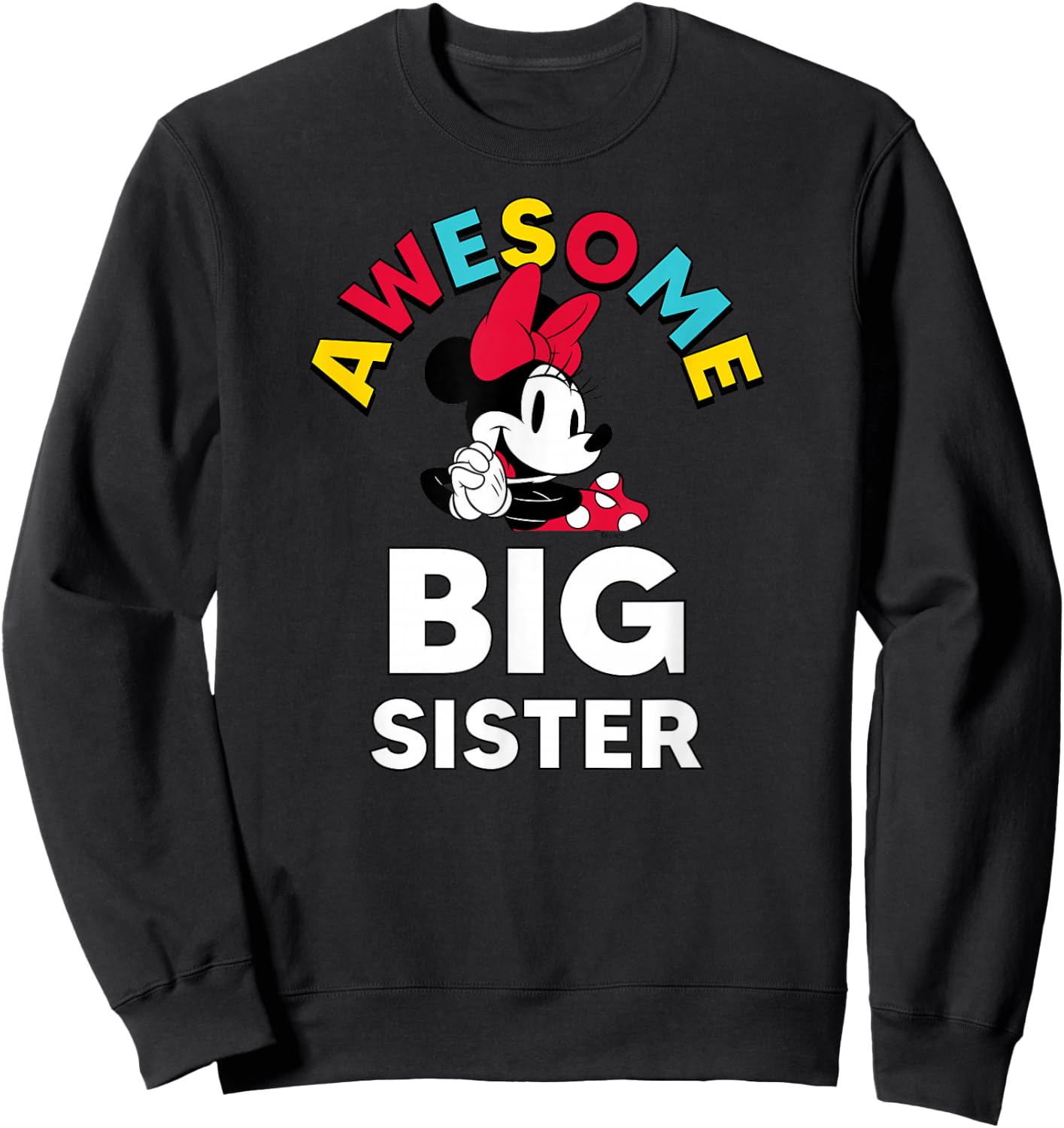 Disney - Awesome Big Sister Sweatshirt - Sweatshirt | Black