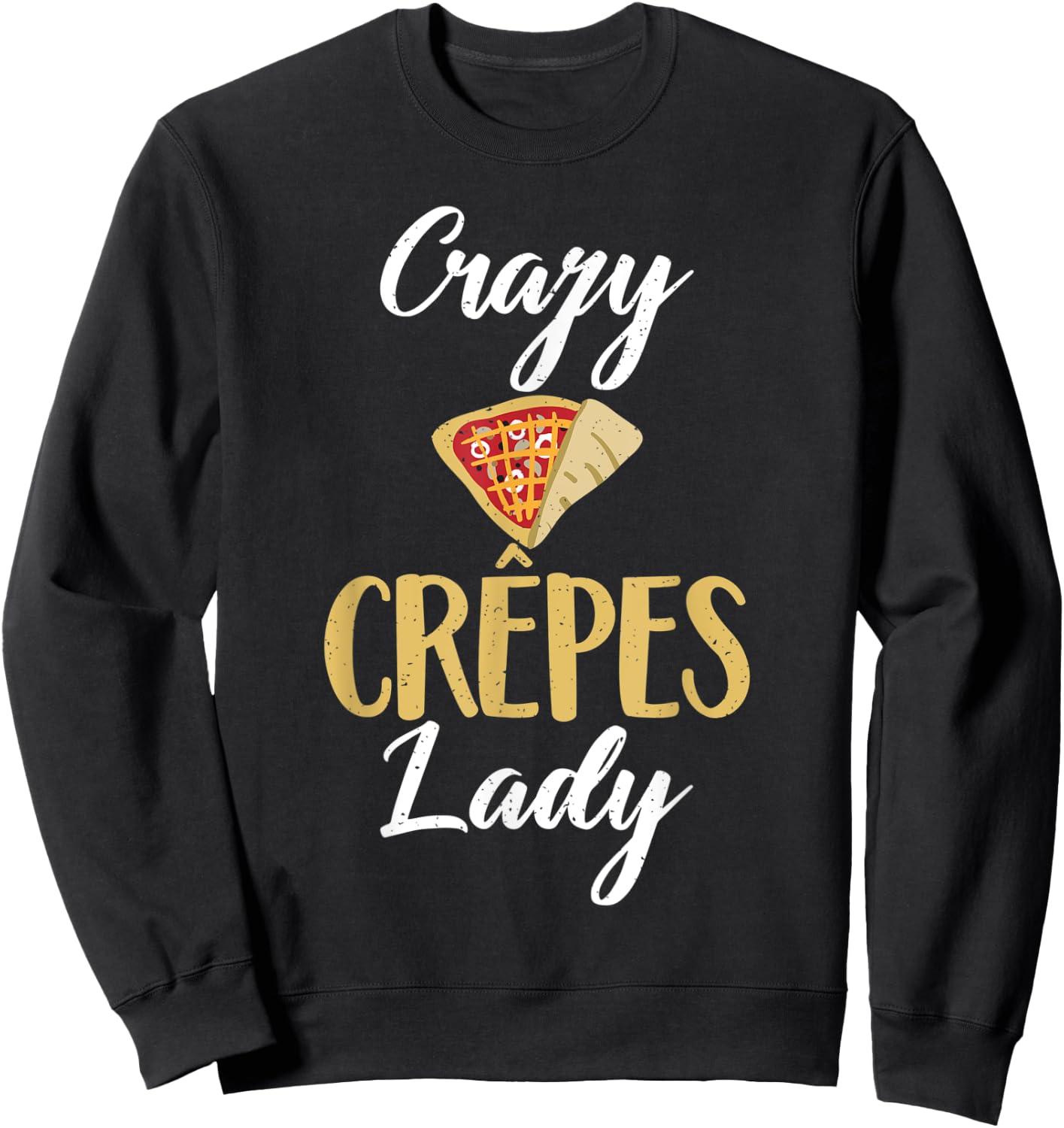 Crazy Crepes Lady Sweatshirt - Sweatshirt | Black