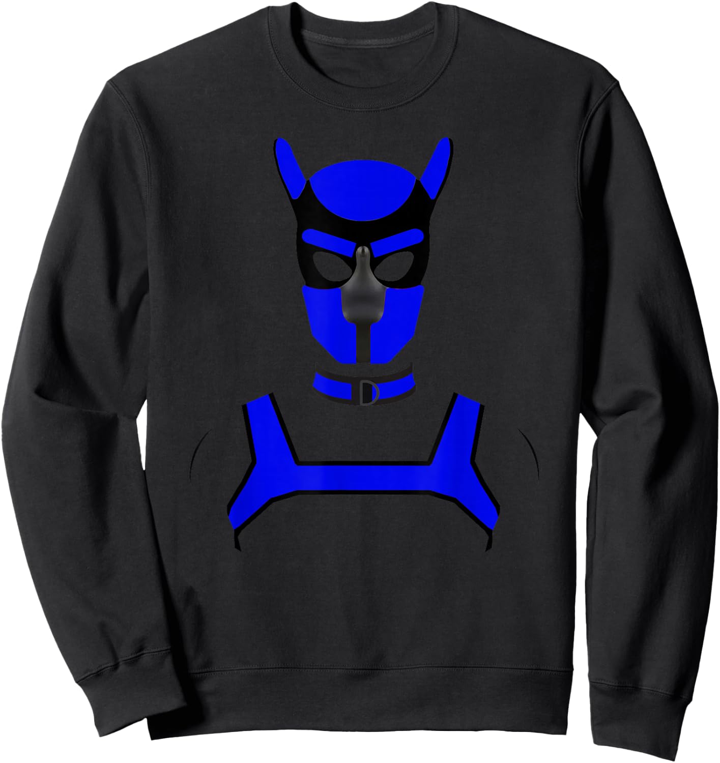 Puppy Play Pups Gay Pride Blue Sweatshirt - Sweatshirt | Black