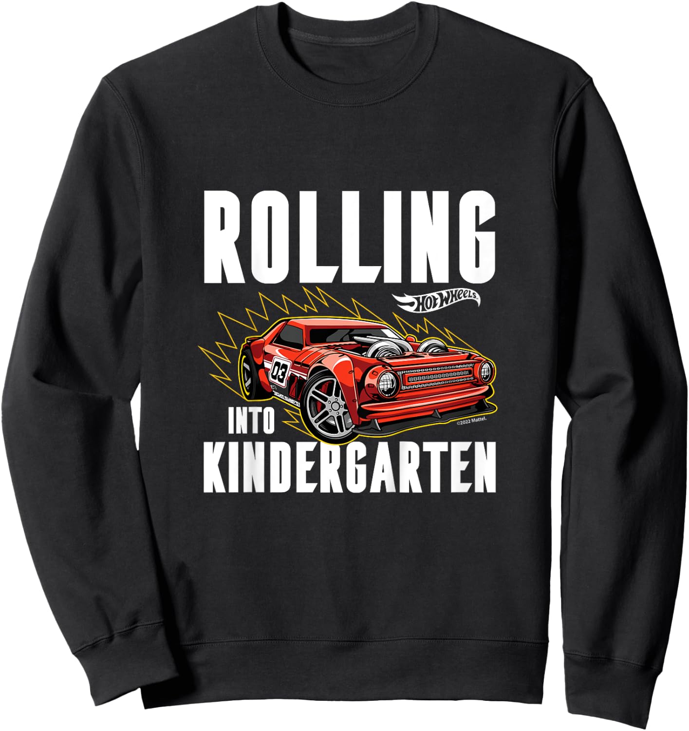 Kids Hot Wheels - Off to Nursery Sweatshirt - Sweatshirt | Black
