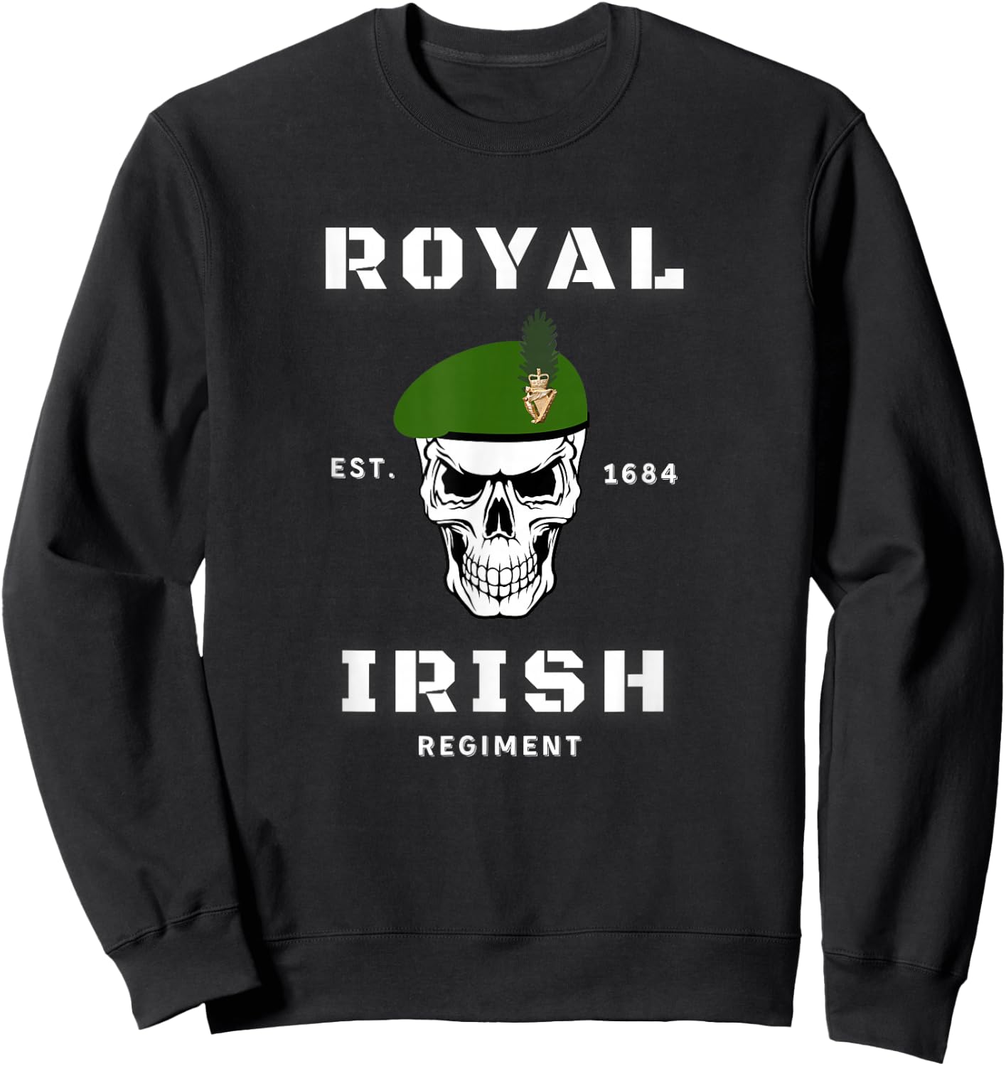 Royal Irish Regiment Sweatshirt - Sweatshirt | Black