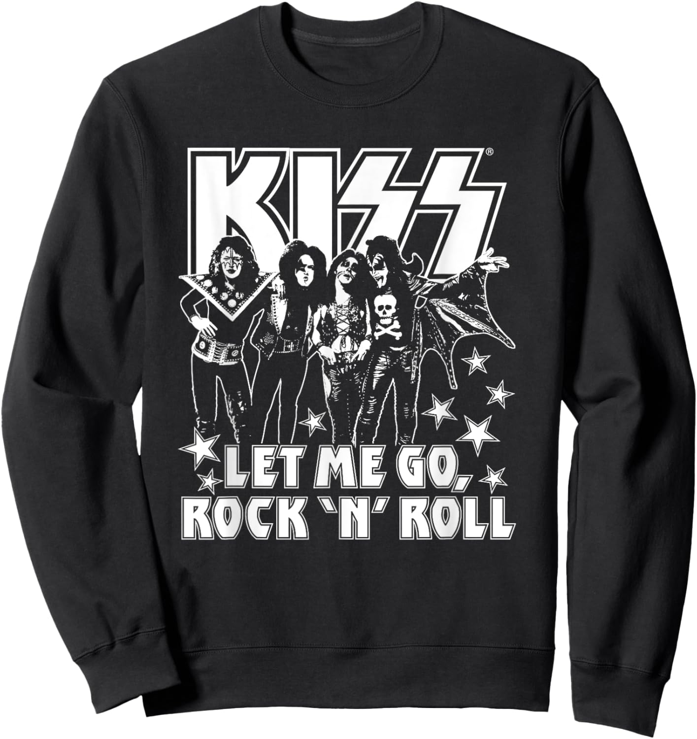 KISS - Let Me Go Sweatshirt - Sweatshirt | Black