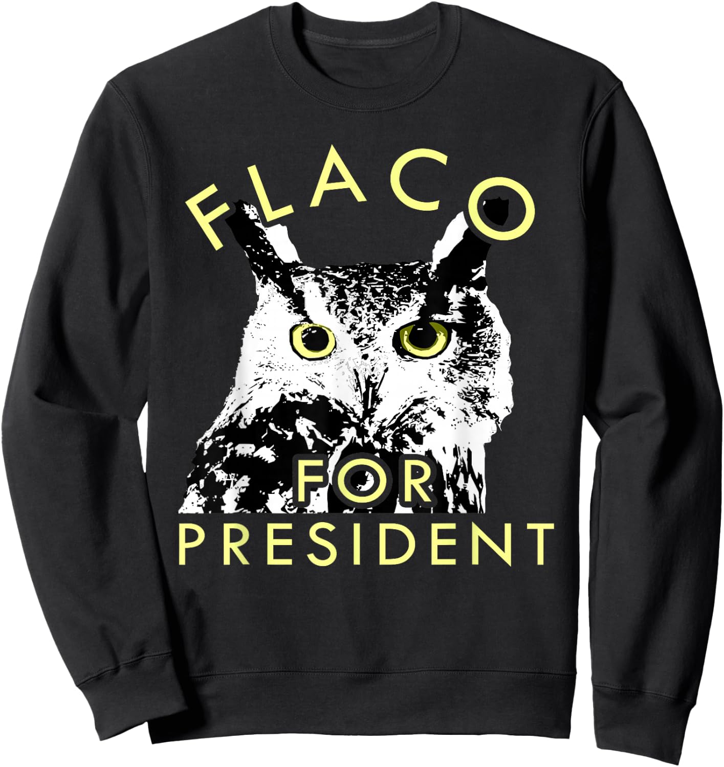 Flaco Owl Sweatshirt - Sweatshirt | Black