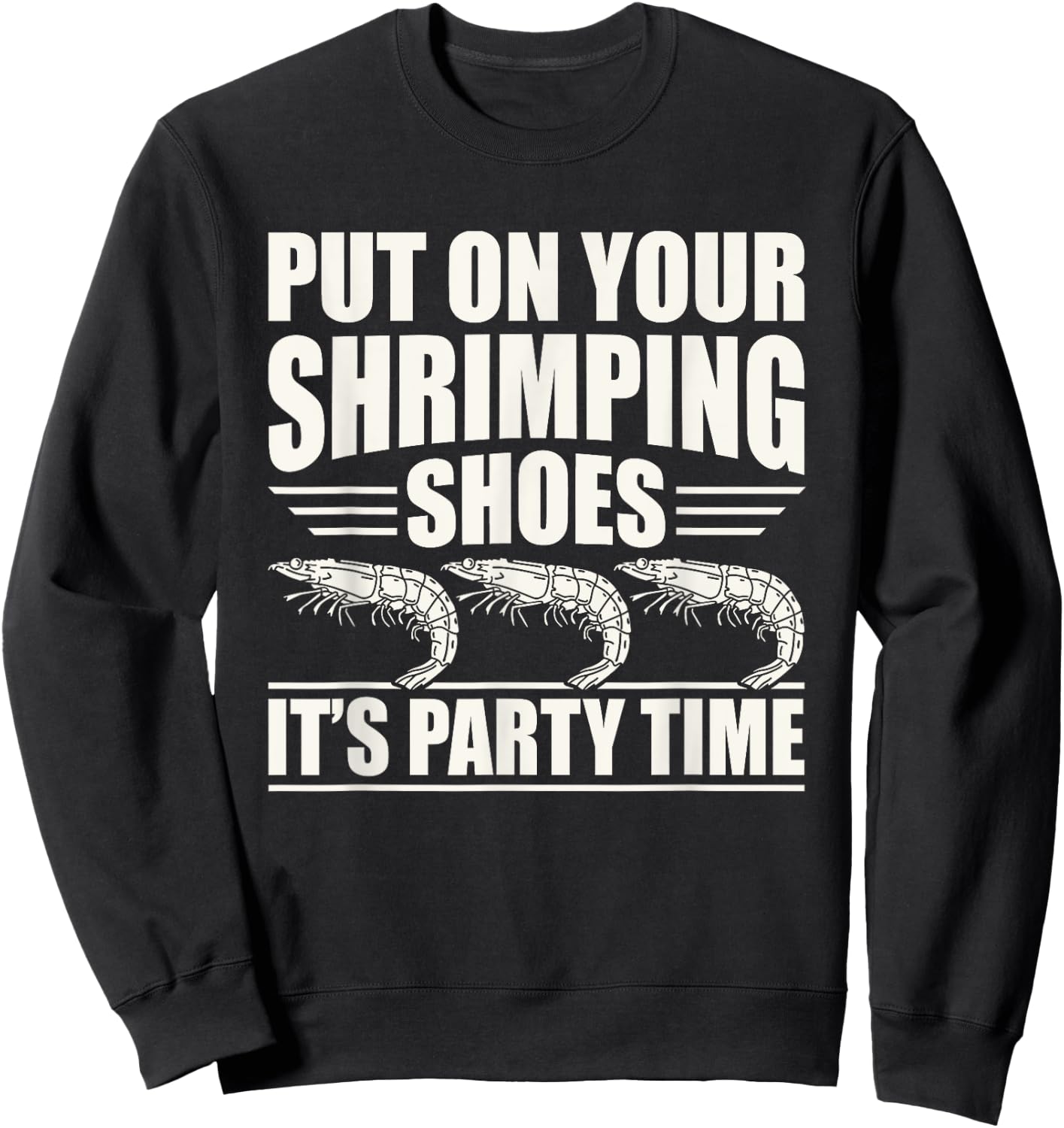Shrimp Seafood Shellfish Sweatshirt - Sweatshirt | Black