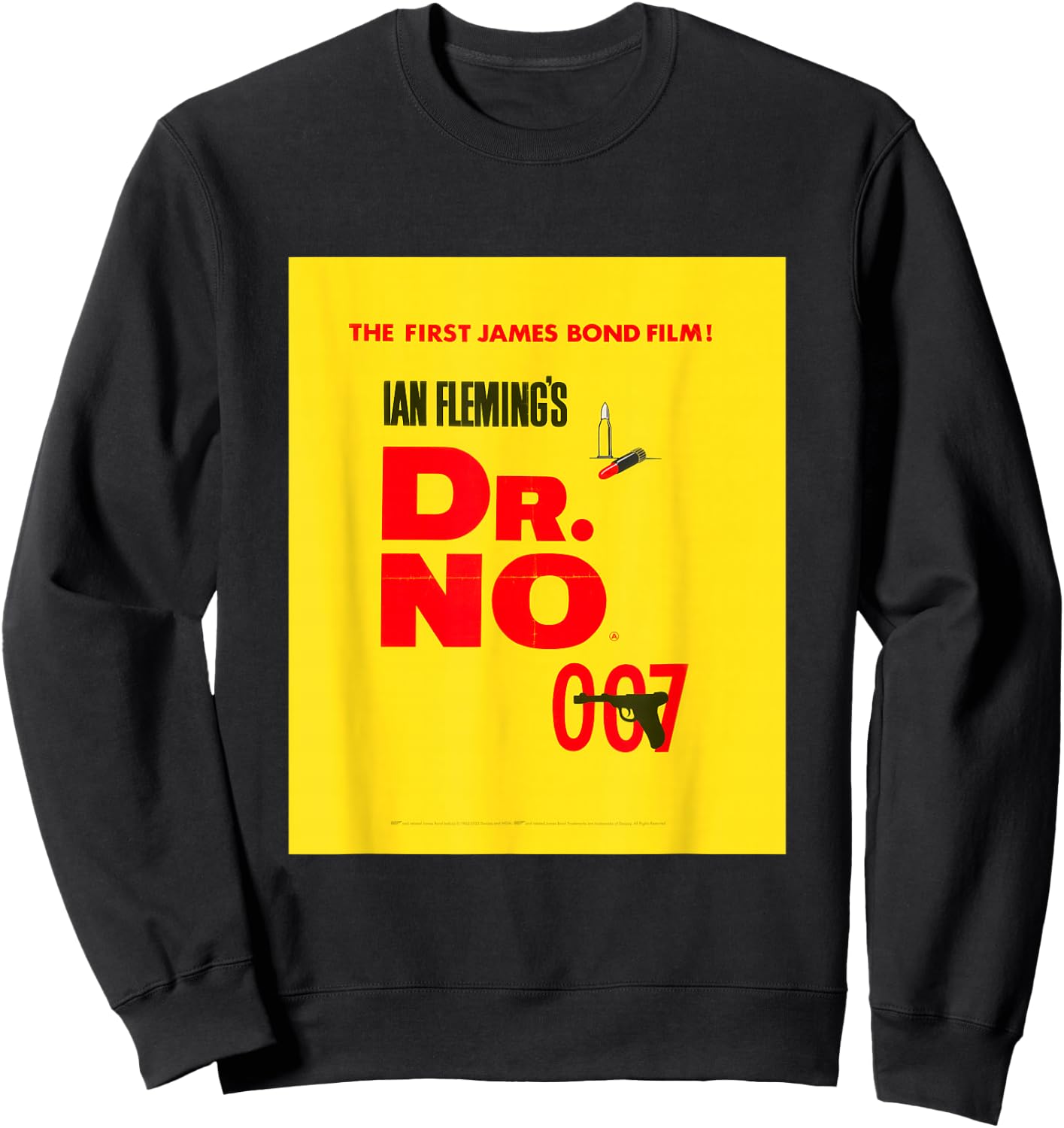 Official James Bond 007 Dr. No Sweatshirt - Sweatshirt | Black