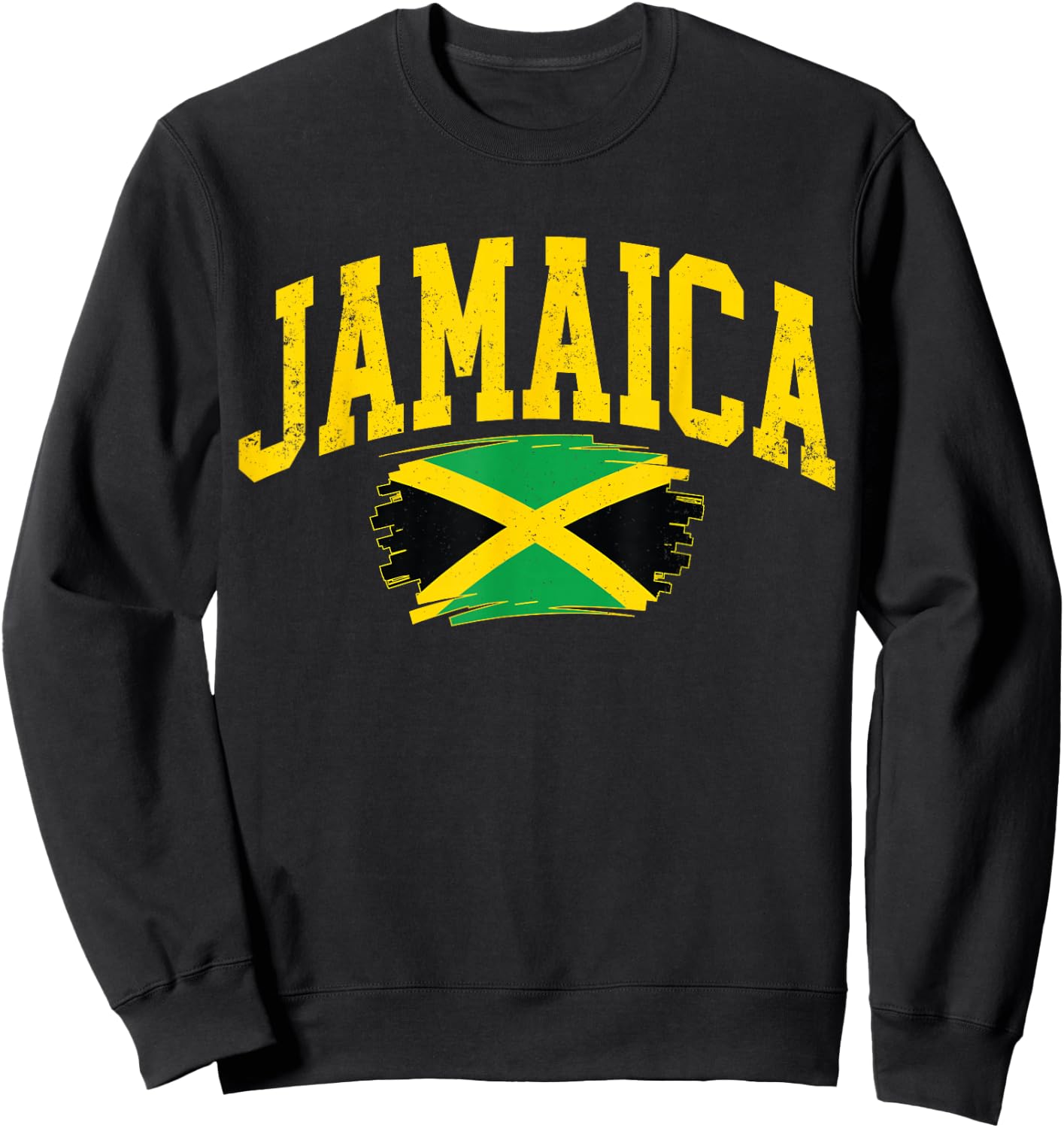 Vintage Jamaica Vacation Retro Jamaican Souvenir Men Women Sweatshirt - Sweatshirt | Black
