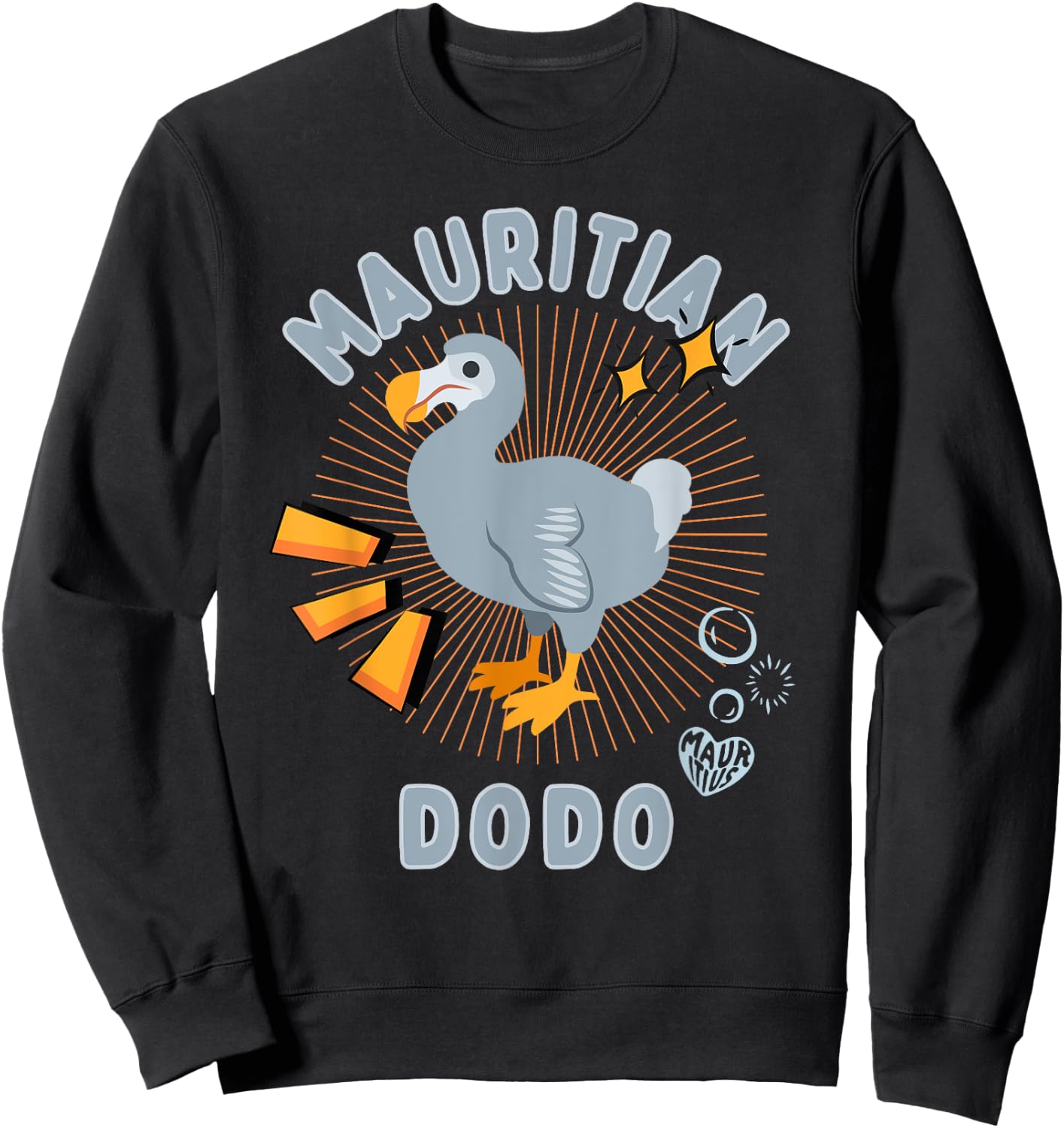 Funny Mauritian Dodo Mauritius Tropical Holiday Island Sweatshirt - Sweatshirt | Black