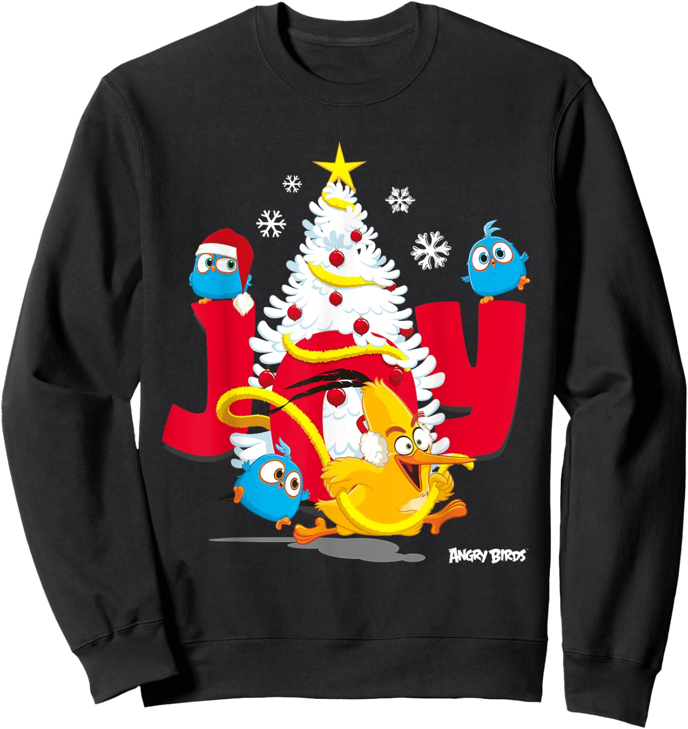 Angry Birds Christmas Joy Official Merchandise Sweatshirt - Sweatshirt | Black