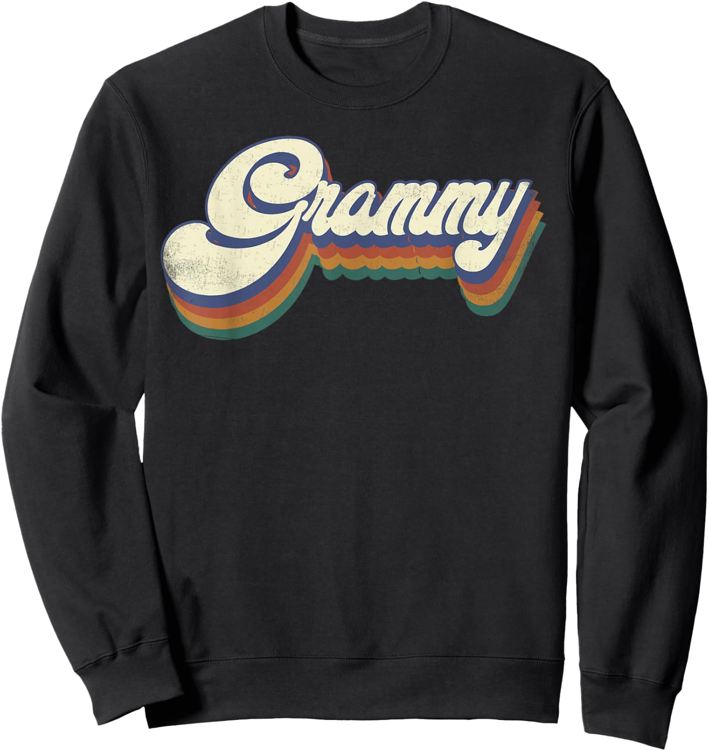 Grammy Gifts For Grandma Retro Vintage Mother's Day Grammy Sweatshirt - Sweatshirt | Black