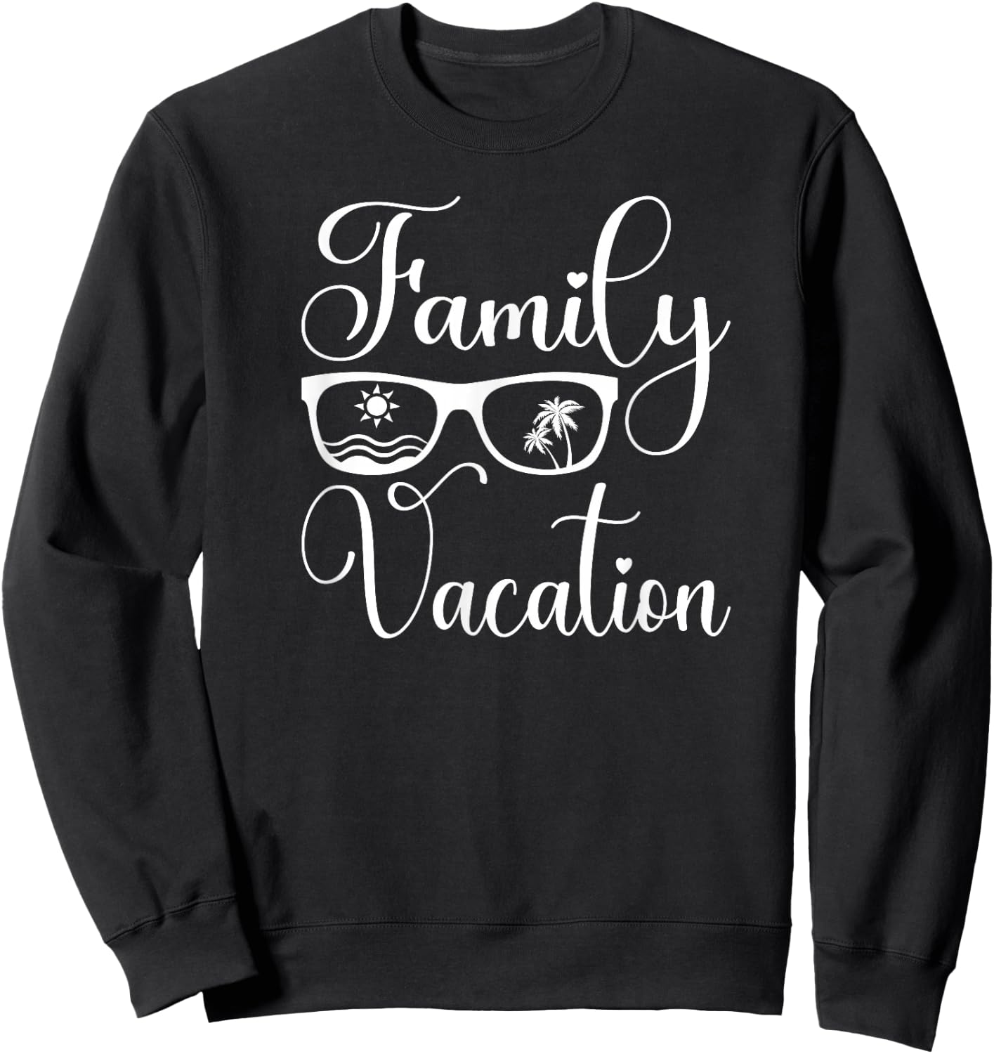 Family Vacation Matching summer trip Sweatshirt - Sweatshirt | Black