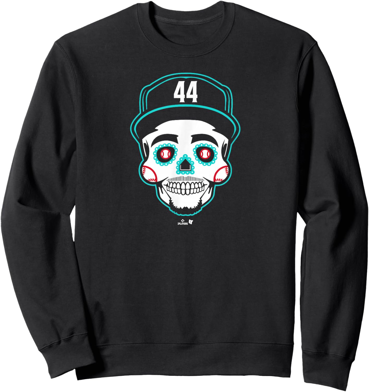 Julio Rodriguez - Sugar Skull - Seattle Baseball Sweatshirt - Sweatshirt | Black