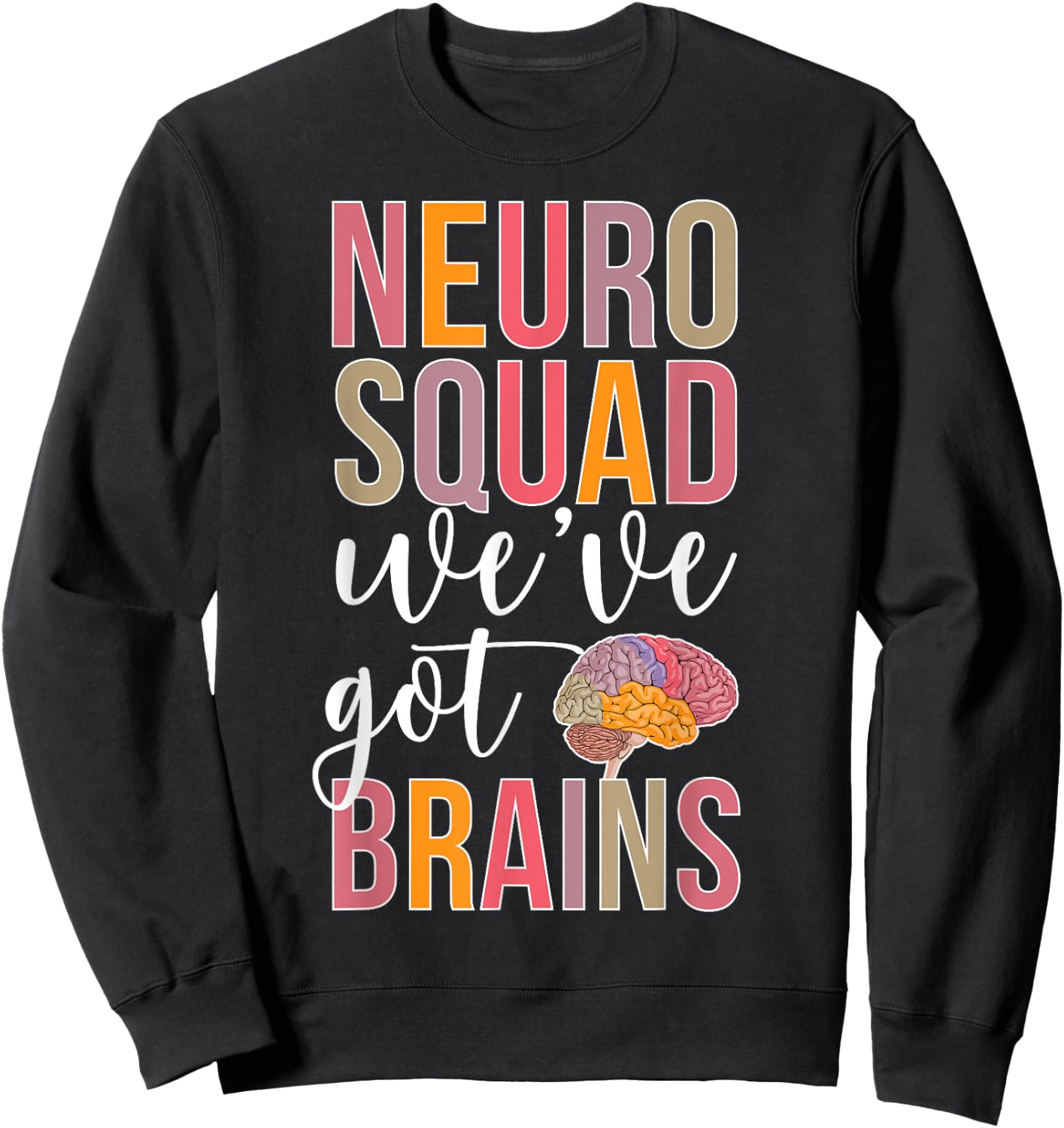 Neuro Squad Neurologist Neuro Tech Neurology Team Sweatshirt - Sweatshirt | Black