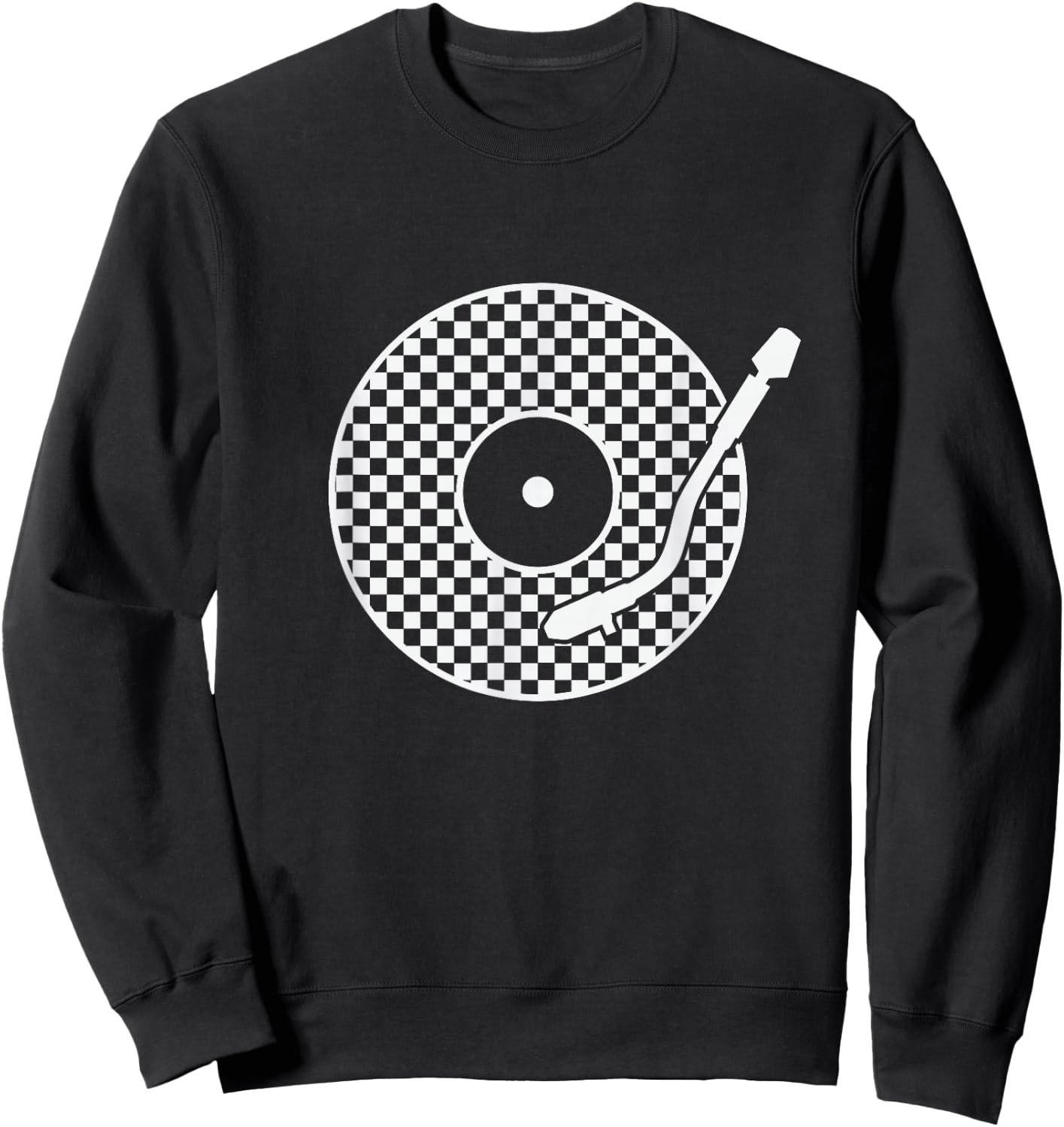 Ska Vinyl Record Jazz Music Sweatshirt - Sweatshirt | Black