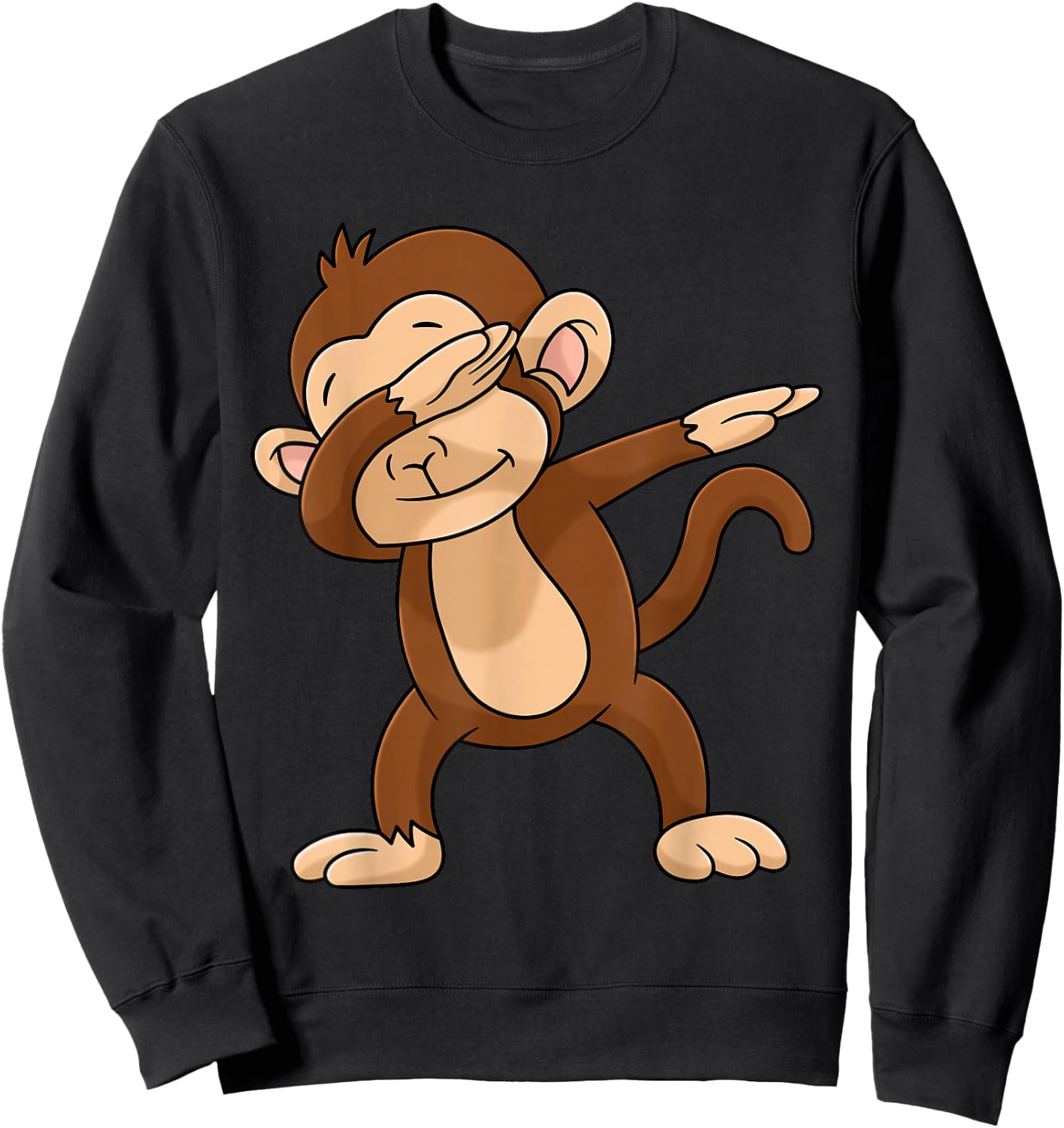 Funny Monkey Shirt Women Men Kids Toddler Adult Sweatshirt - Sweatshirt | Black