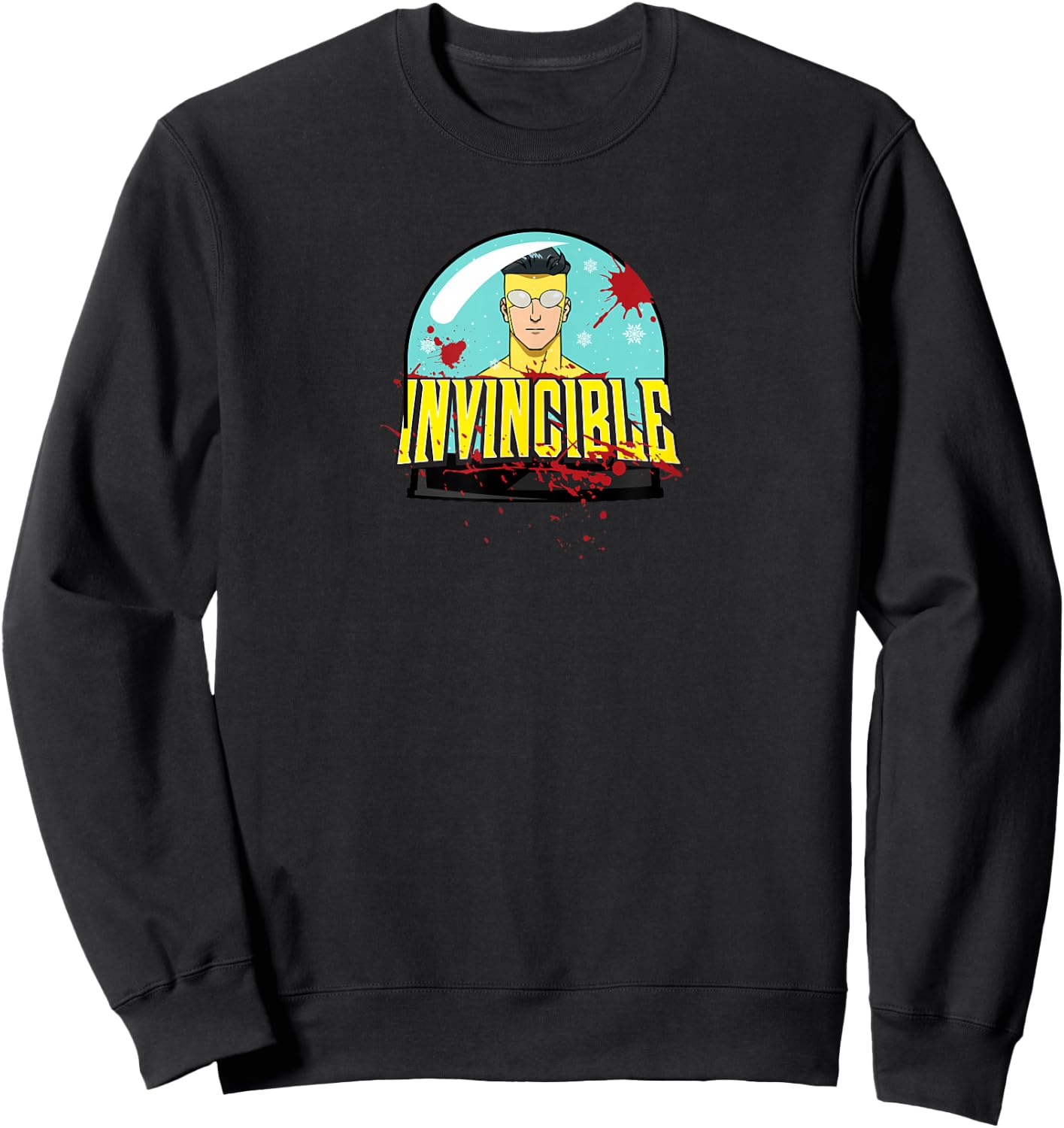 INVINCIBLE - Mark Grayson Holiday Snowglobe Sweatshirt - Sweatshirt | Black