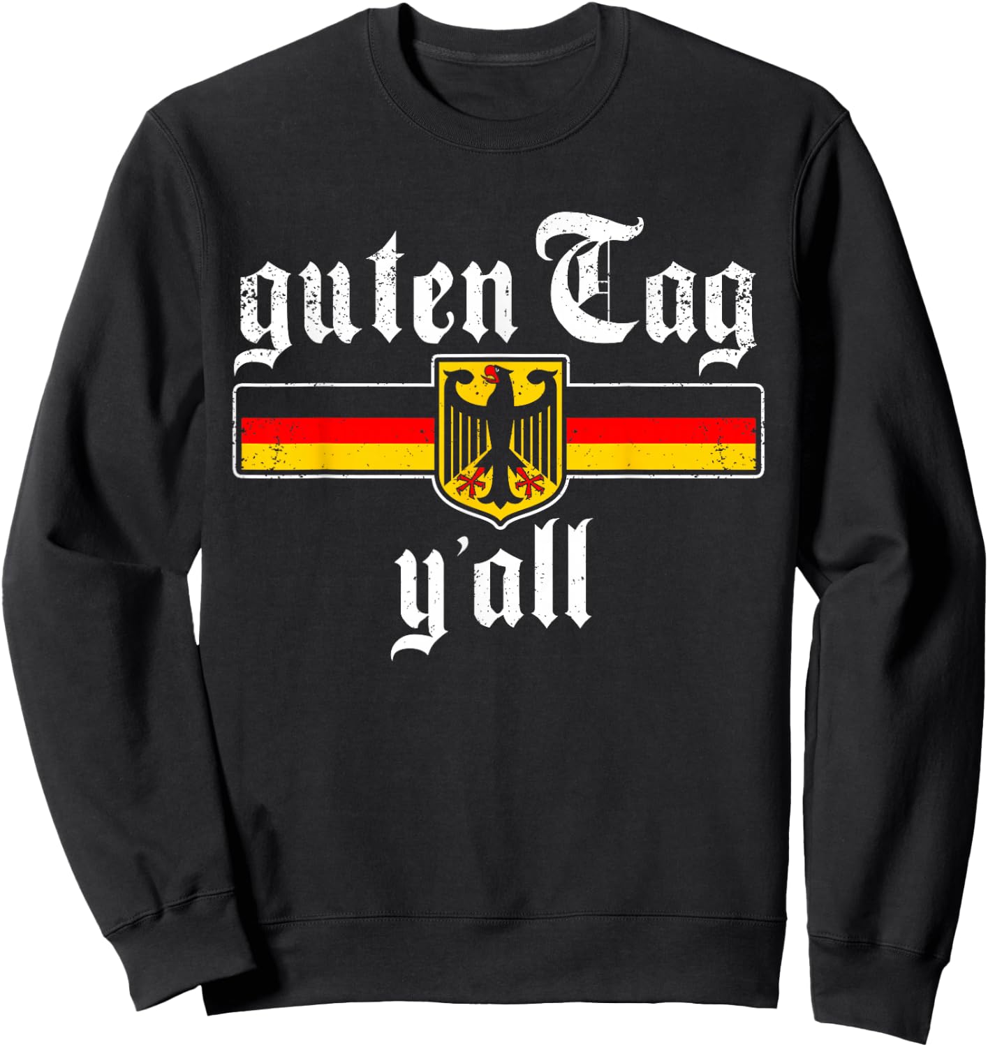 Guten Tag Y'all Oktoberfest Festival Sweatshirt - Sweatshirt | Black