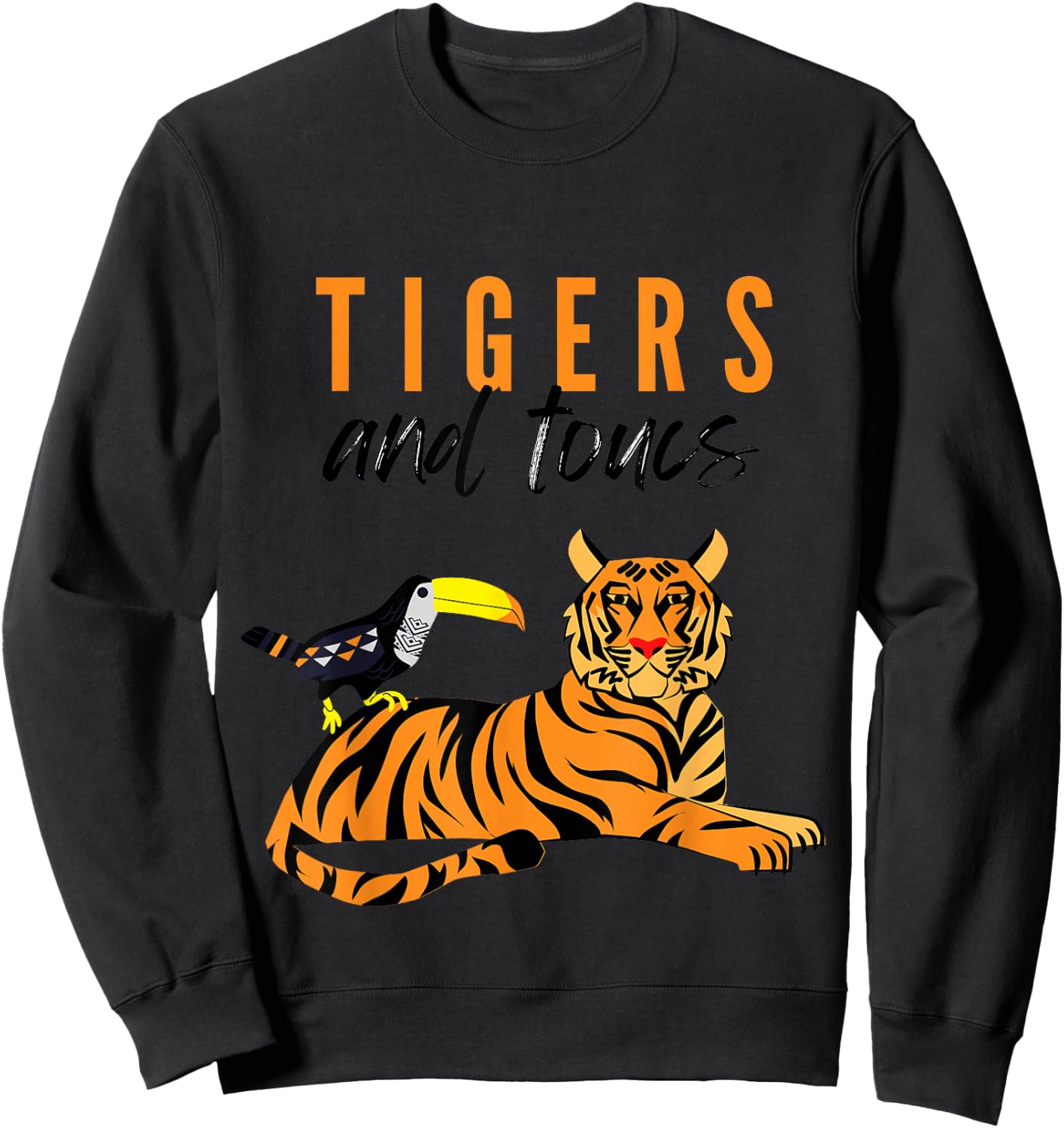 Tigers and Toucs Sweatshirt - Sweatshirt | Black