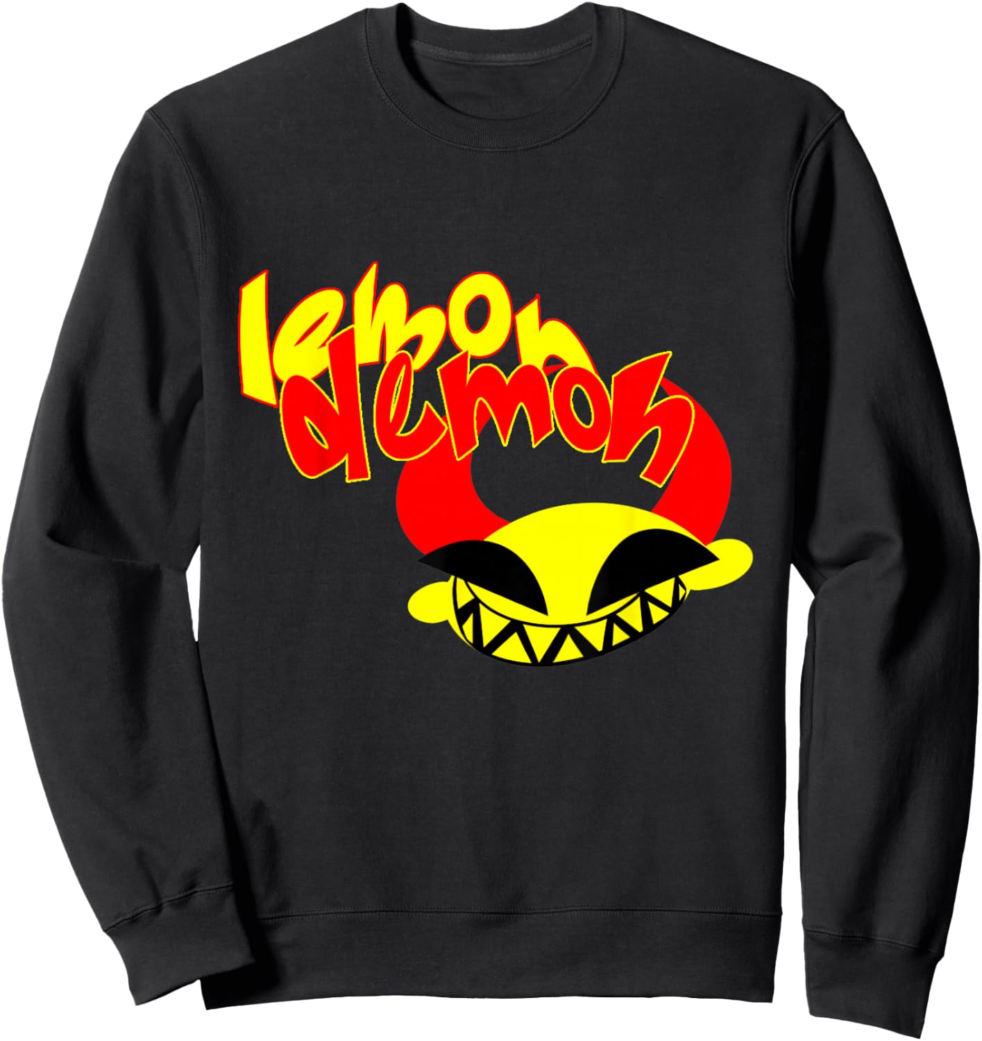 Lemon Demon-fruit Funny Sweatshirt - Sweatshirt | Black