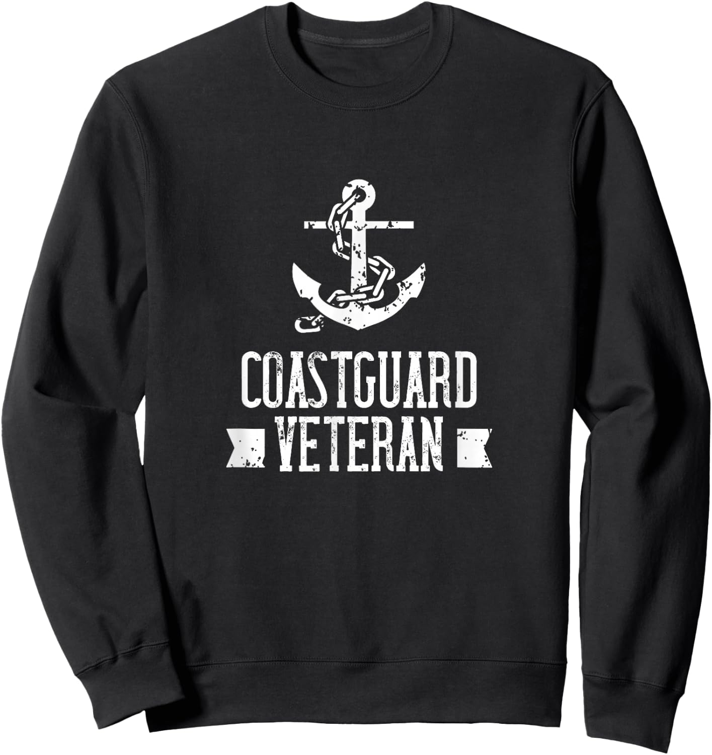 Coast Guard Veteran Sea Rescue Coastal Job Coastie Sweatshirt - Sweatshirt | Black