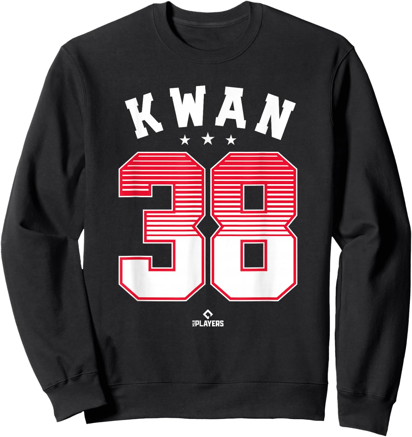 Steven Kwan 38 Cleveland MLBPA Sweatshirt - Sweatshirt | Black
