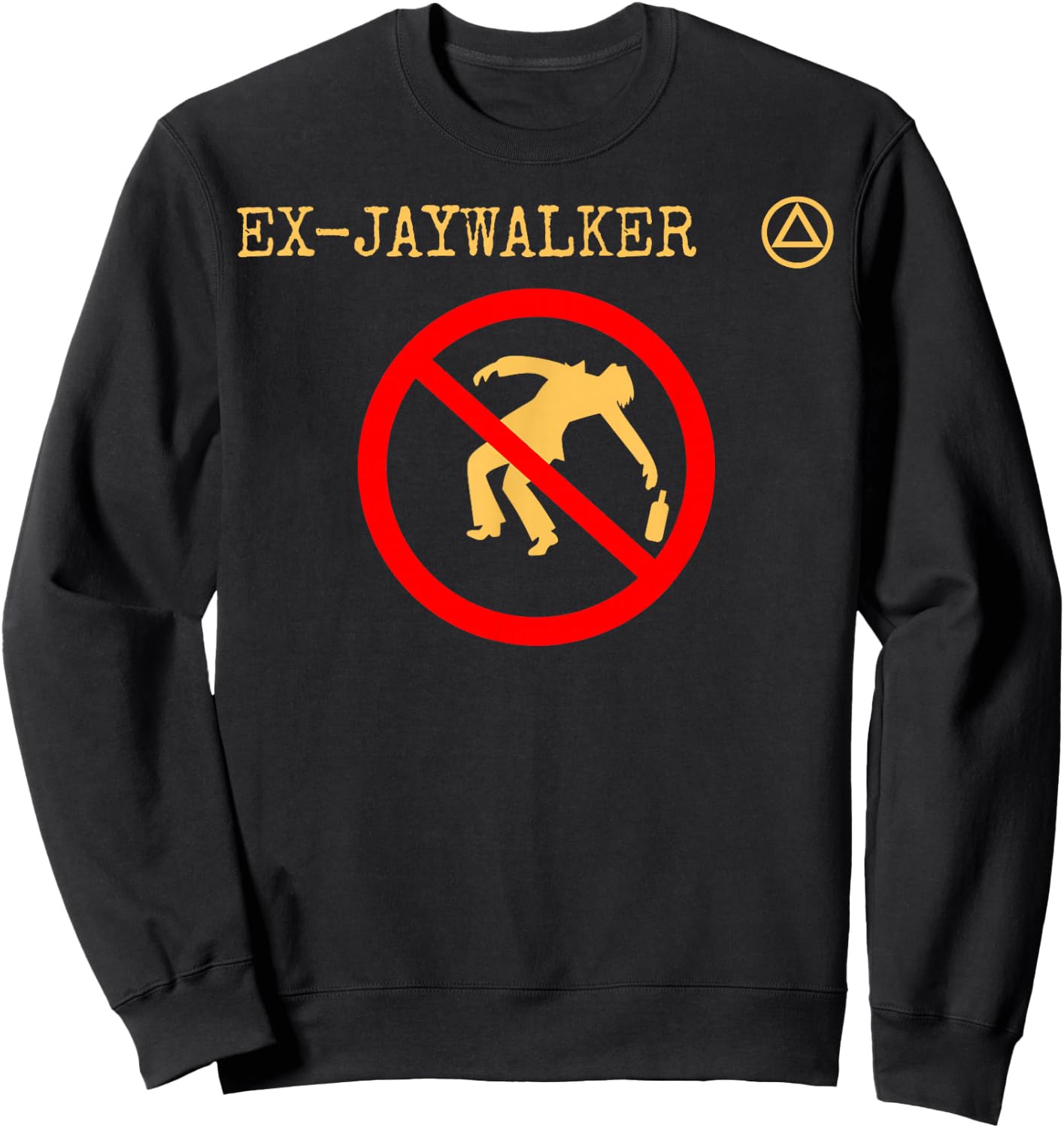 AA Logo With Ex-Jaywalker Sweatshirt - Sweatshirt | Black