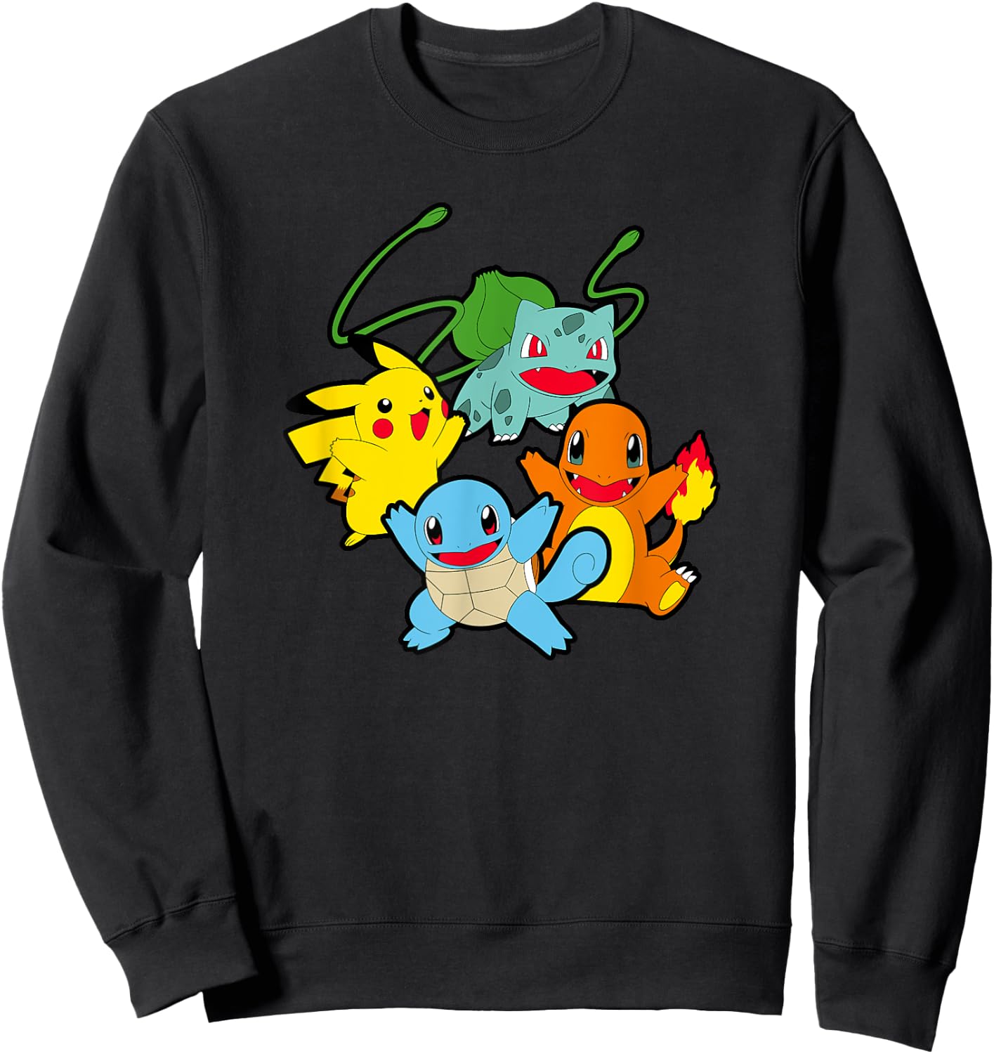 Pokémon Group Shot Classic First Generation Sweatshirt - Sweatshirt | Black