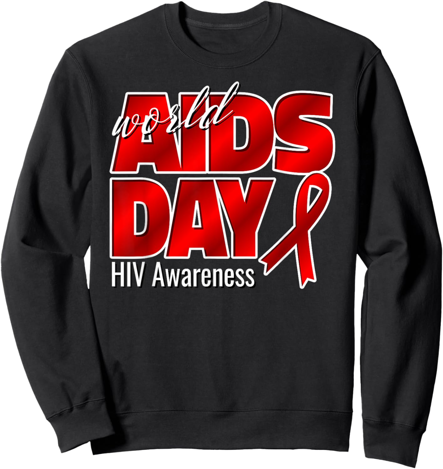 World AIDS Day 2025 Sweatshirt - Sweatshirt | Black