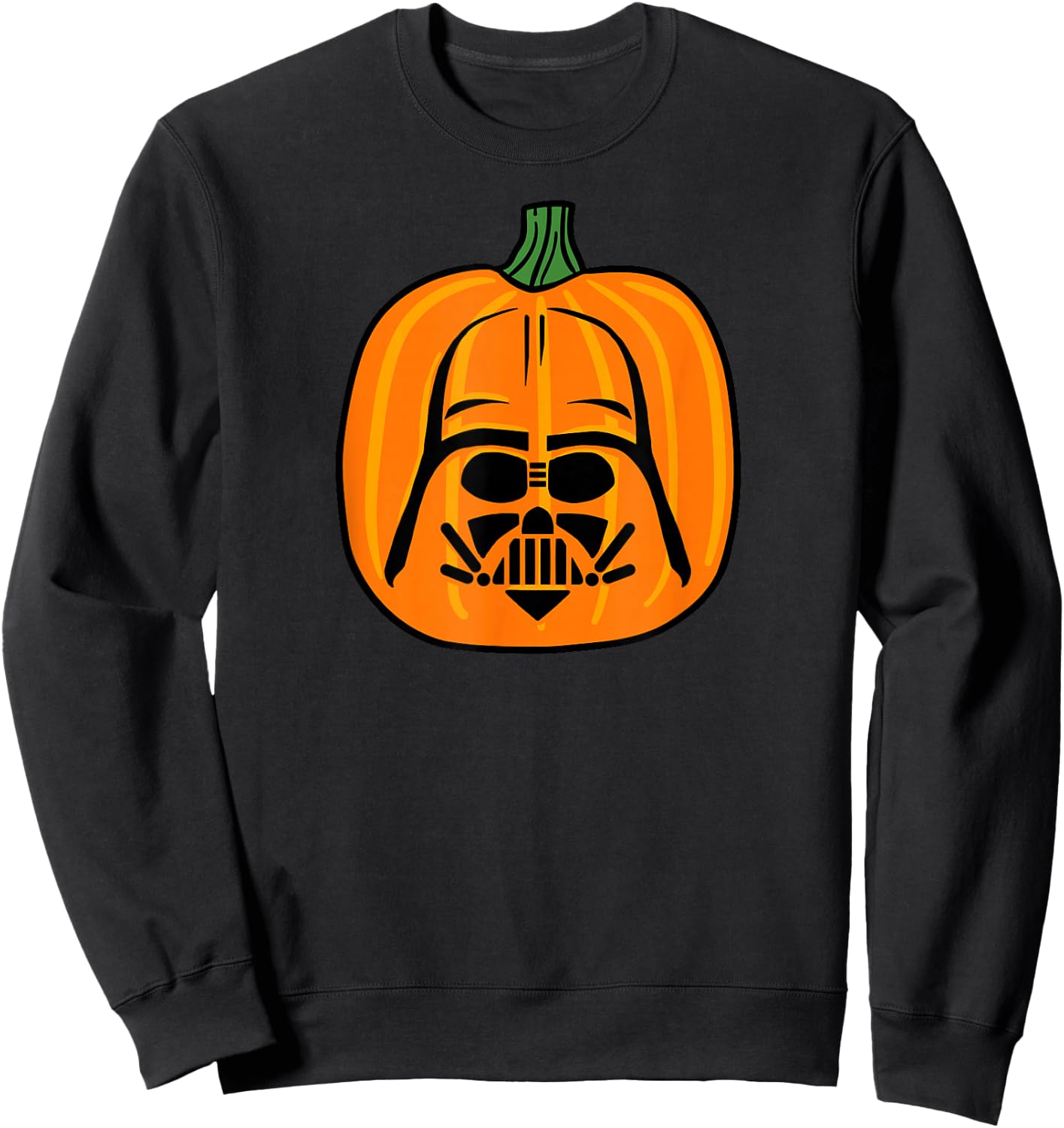 Amazon Essentials Star Wars Darth Vader Halloween Pumpkin Jack O'Lantern Sweatshirt - Sweatshirt | Black