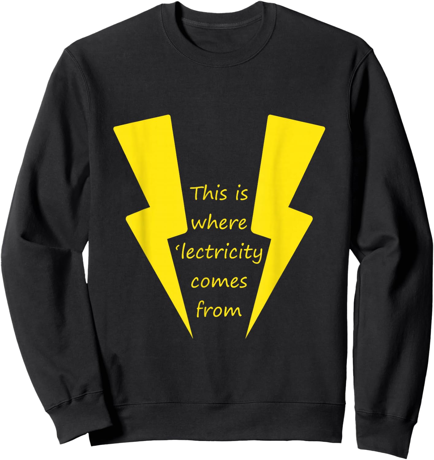 Steve Stifler - This is Where the 'lectricity comes from Sweatshirt - Sweatshirt | Black