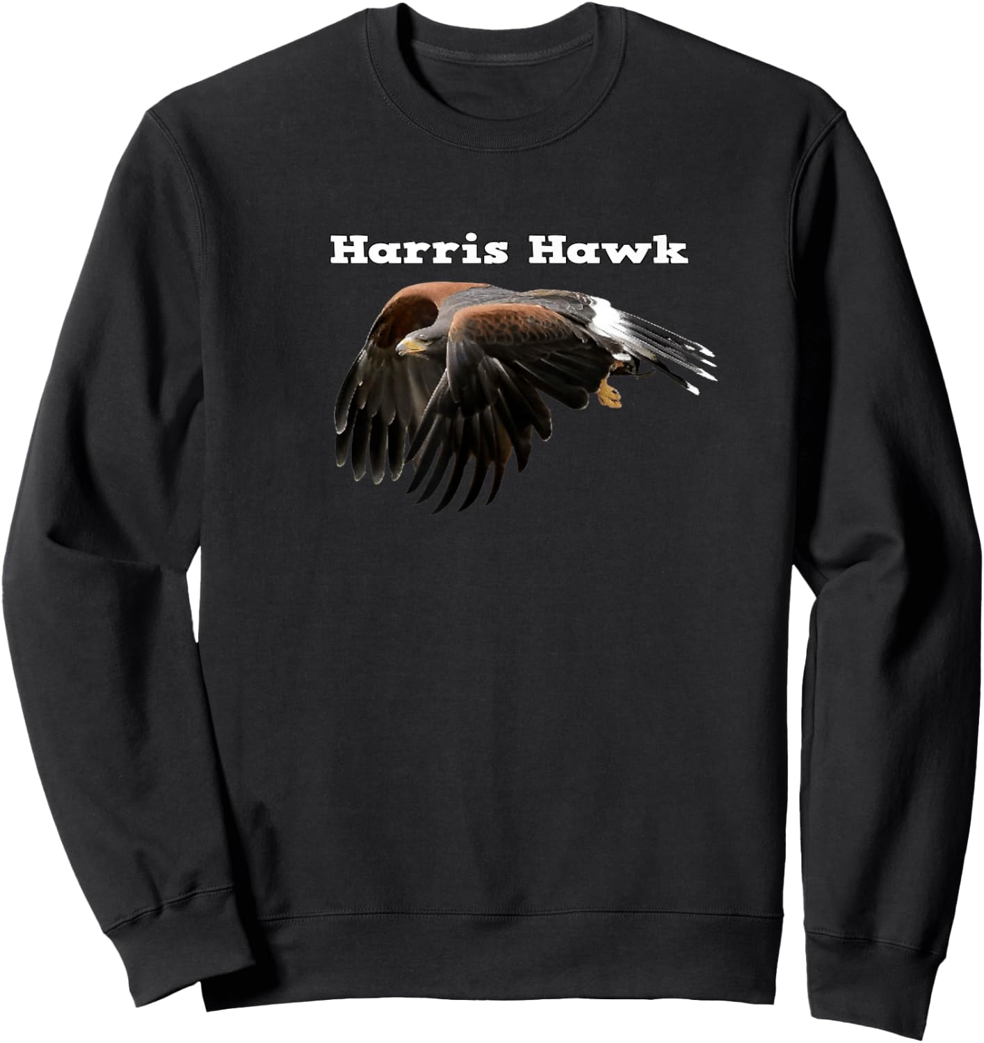 Harris Hawk Wildlife Sweatshirt - Sweatshirt | Black