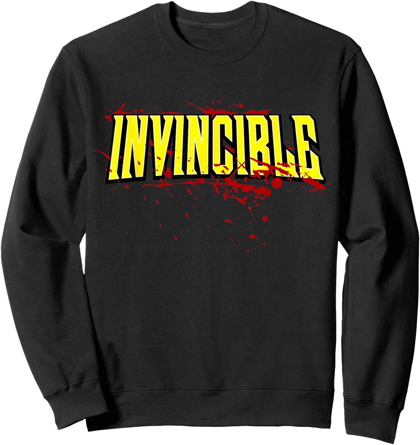 Invincible Bloody Logo Sweatshirt - Sweatshirt | Black