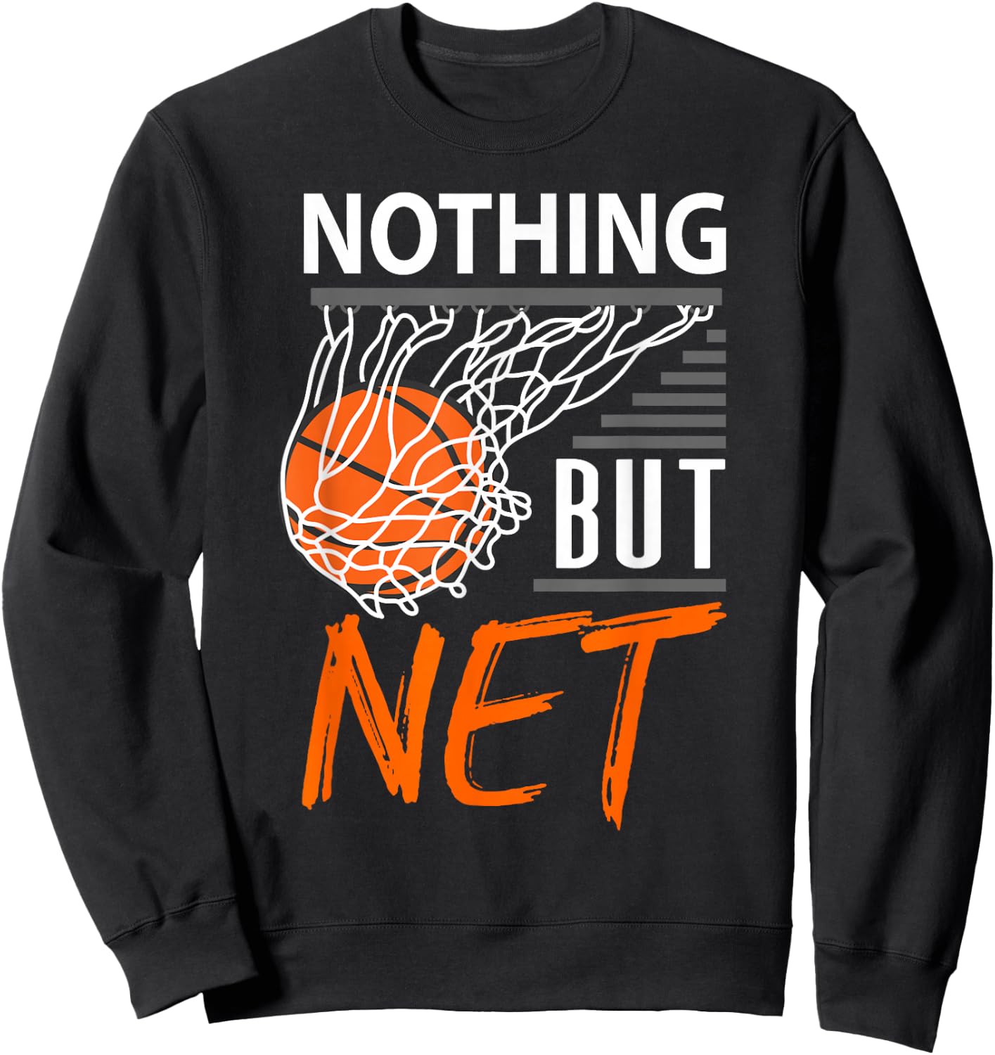 Nothing But Net Sweatshirt - Sweatshirt | Black