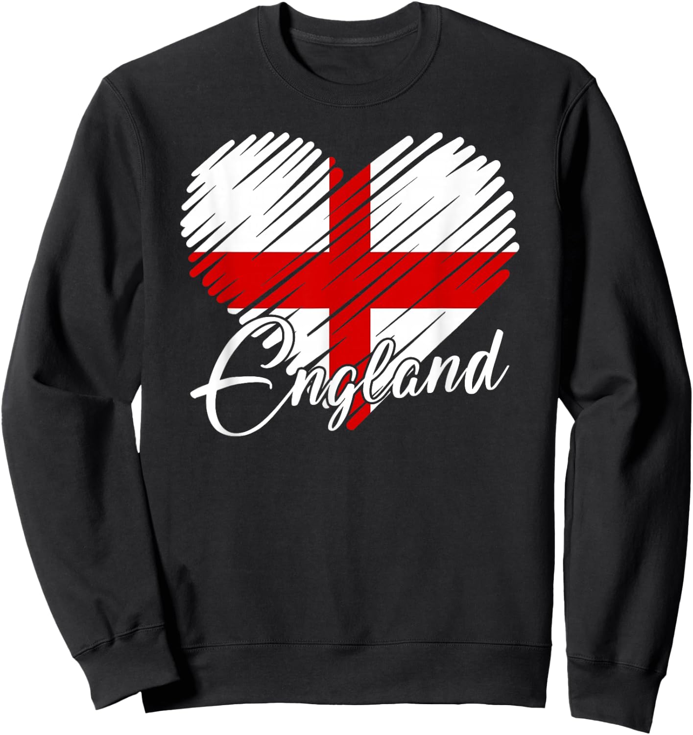 English Football Shirt England Flag English Soccer Gift Sweatshirt - Sweatshirt | Black