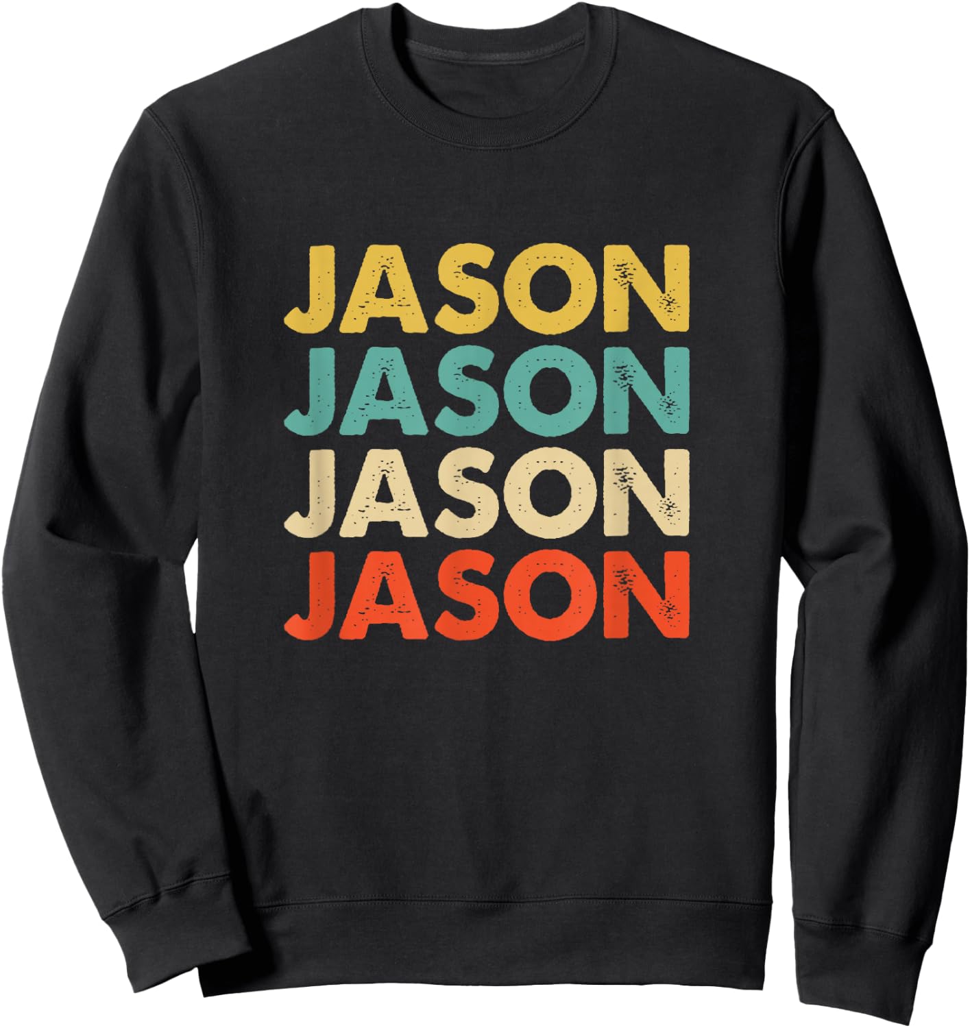 Jason Name Sweatshirt - Sweatshirt | Black