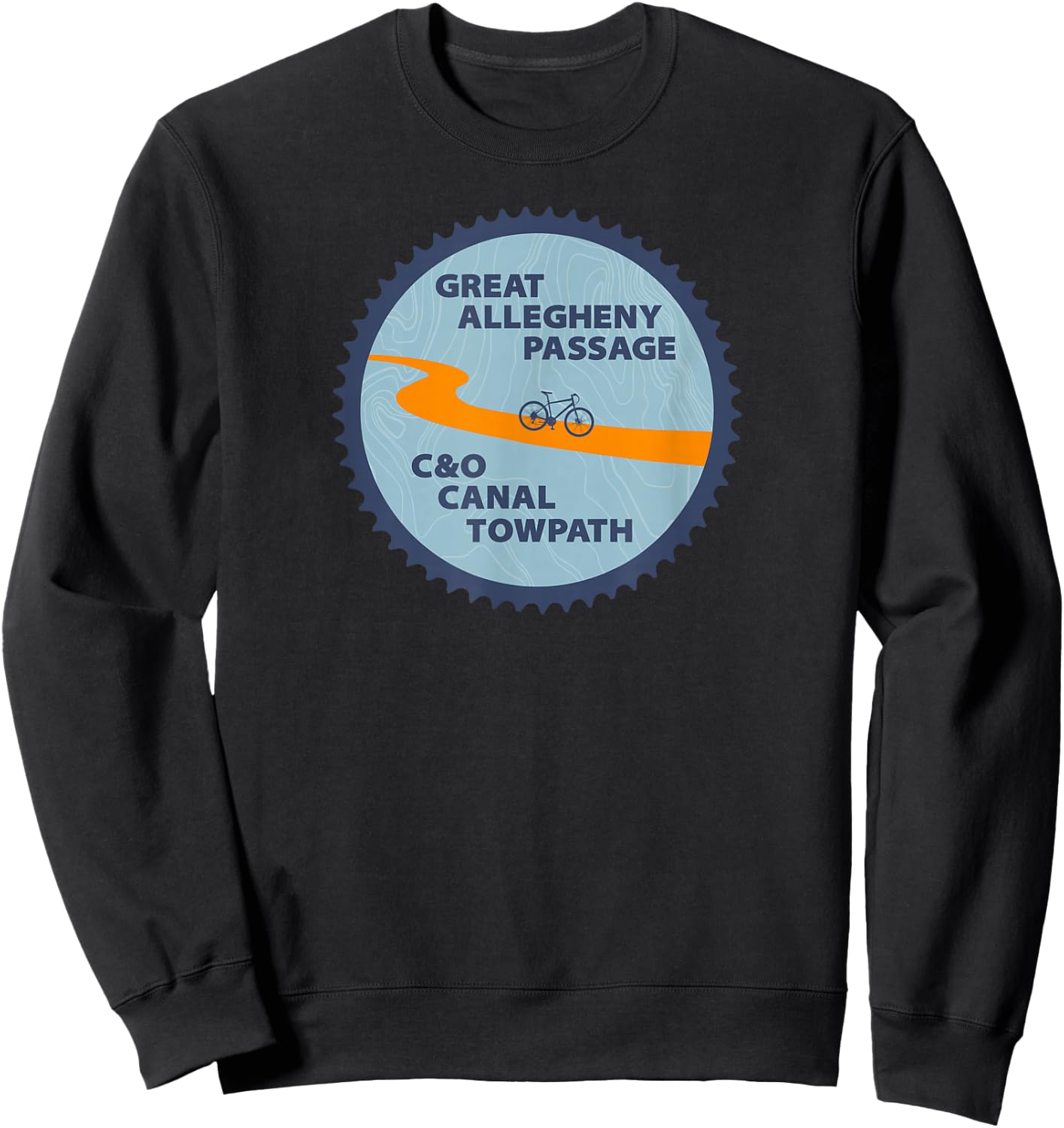 C&O Canal Towpath - GAP Pittsburgh Washington D.C. Sweatshirt - Sweatshirt | Black