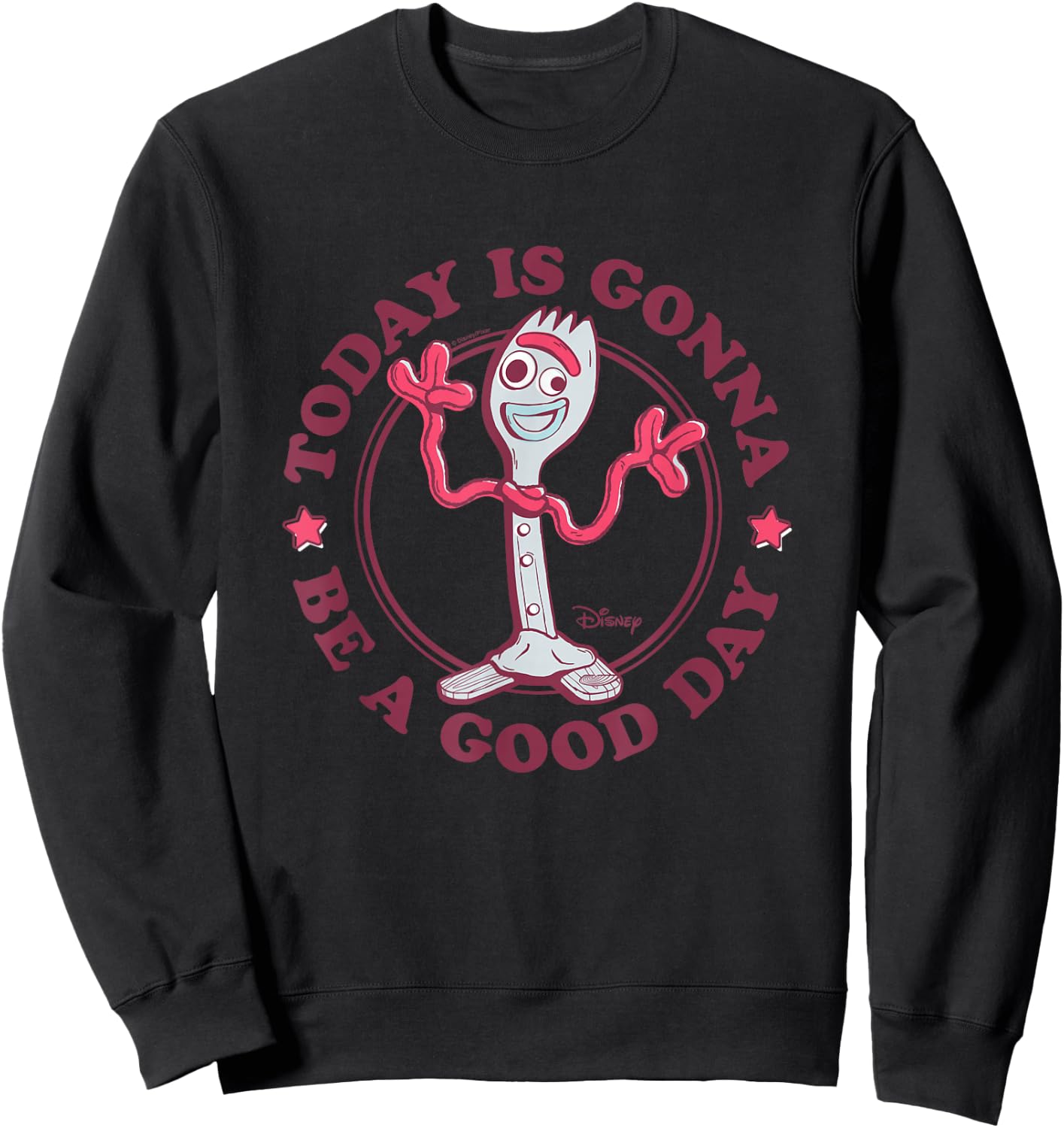 Toy Story - Today is Gonna Be A Good Day Forky Sweatshirt - Sweatshirt | Black