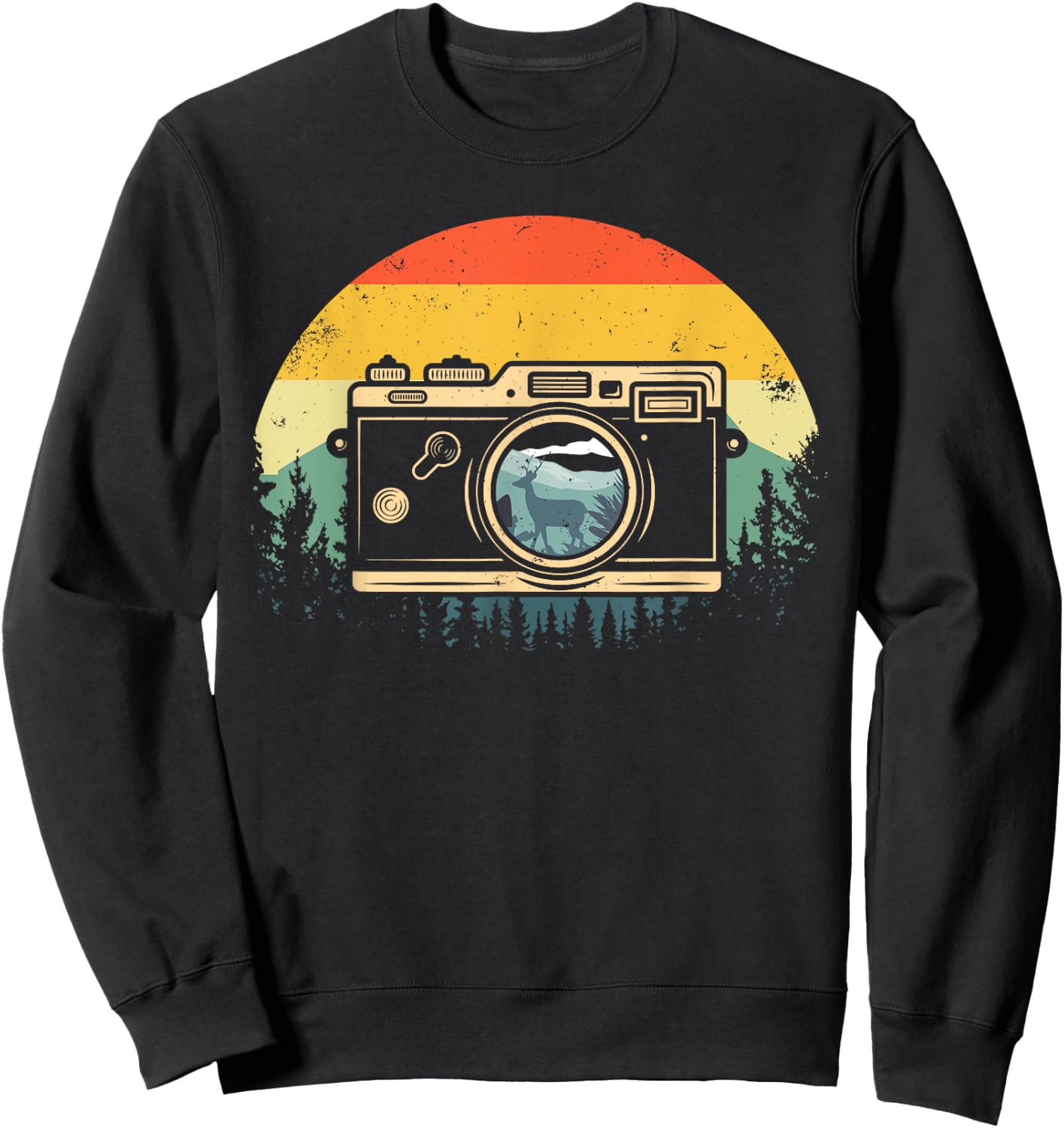 Cool Photography Women Photographer Camera Lover Sweatshirt - Sweatshirt | Black